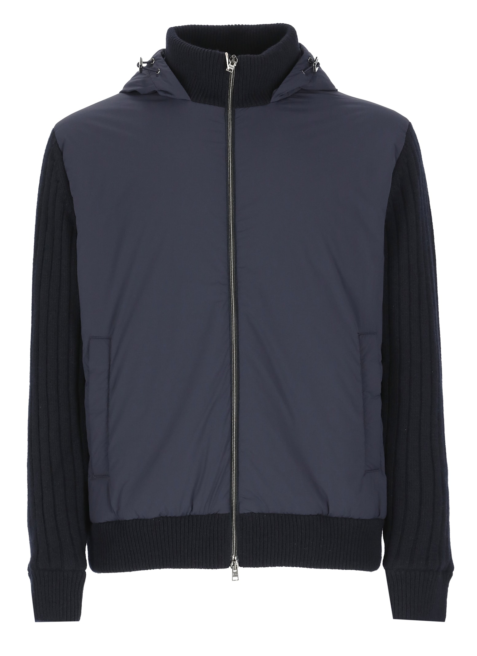 Shop Herno Wool Jacket In Blue