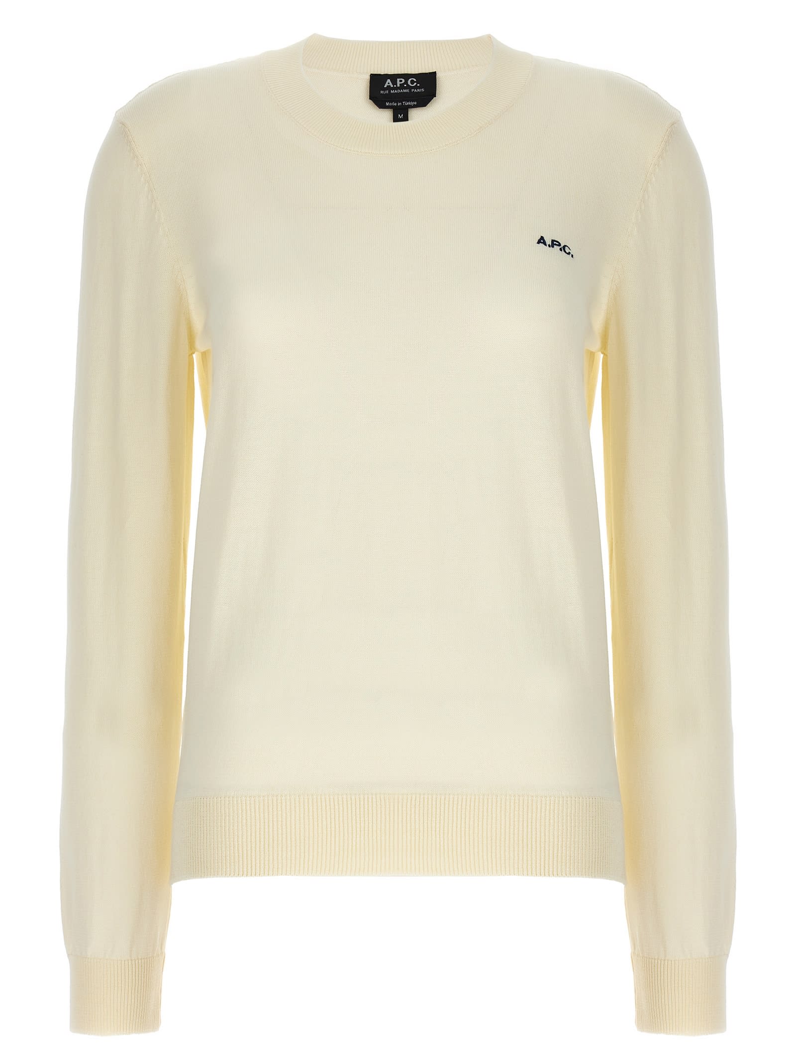 Apc Victoria Sweater In Aad Ecru