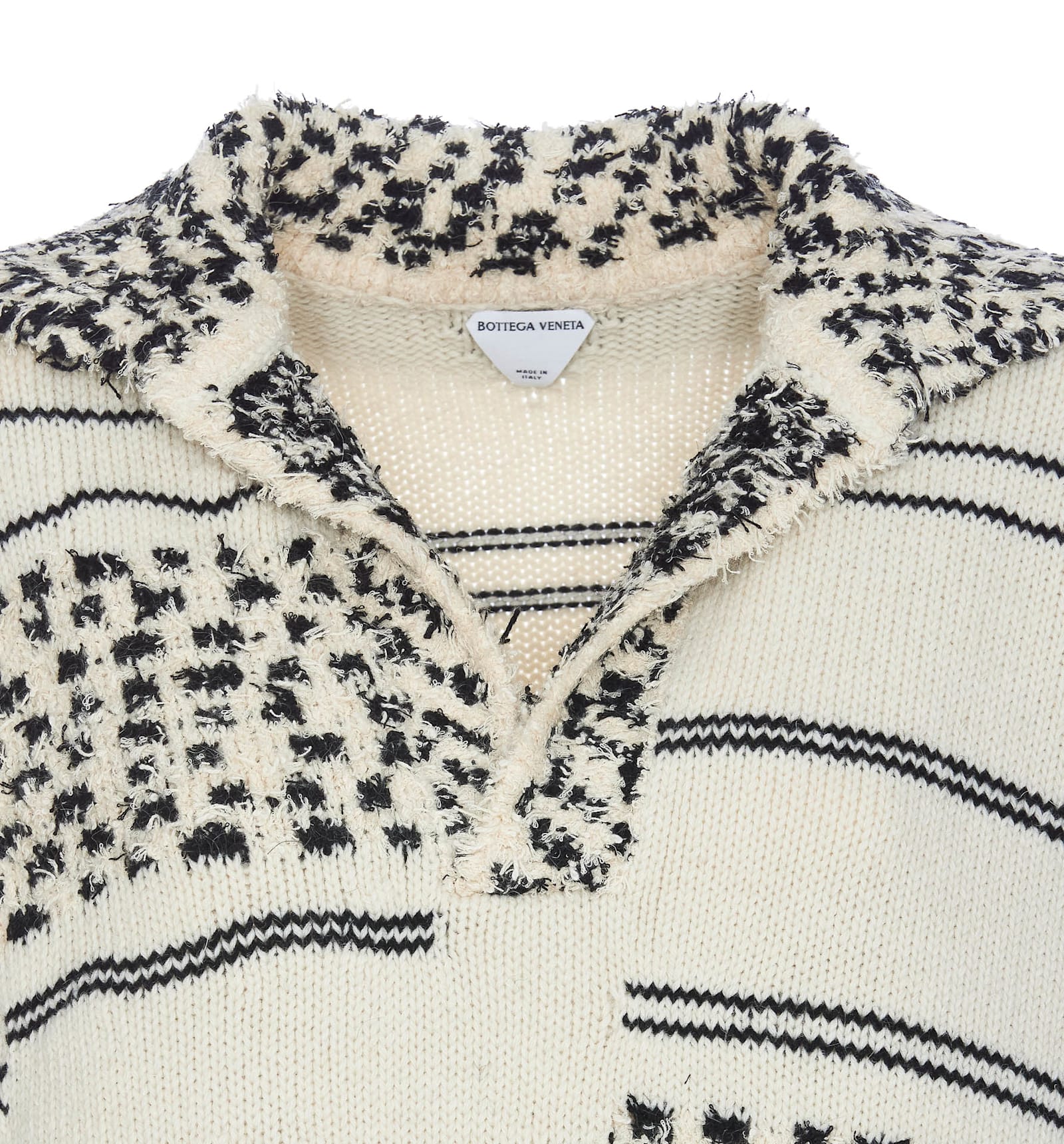 Shop Bottega Veneta Sweater In White