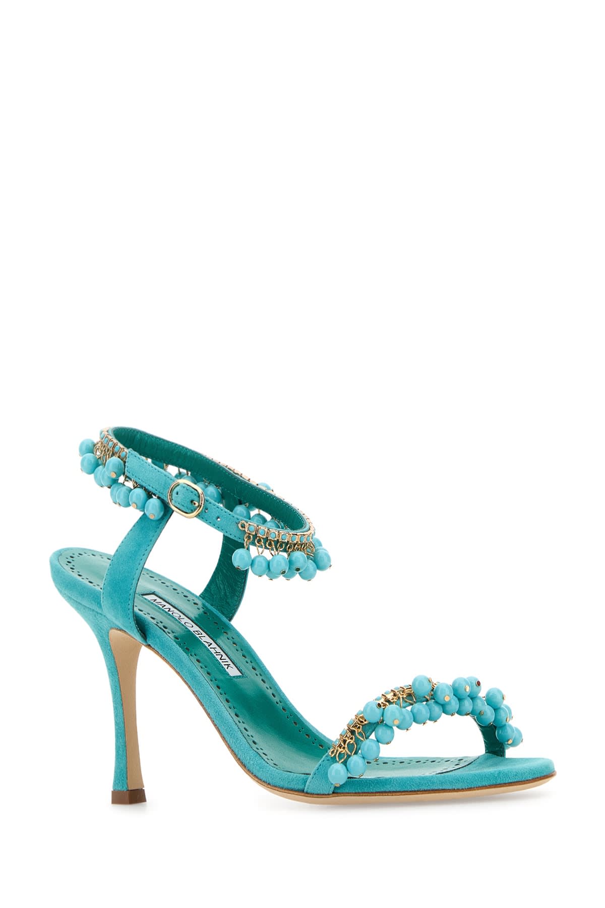 Manolo Blahnik Ravellanu Os Val 090 In Turq