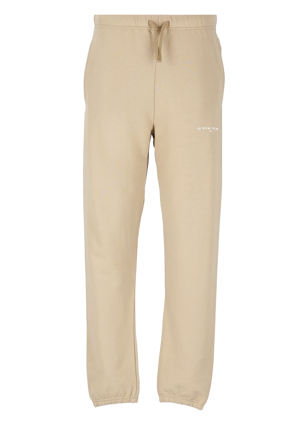 Shop Ih Nom Uh Nit Sweatpants With Logo In Beige