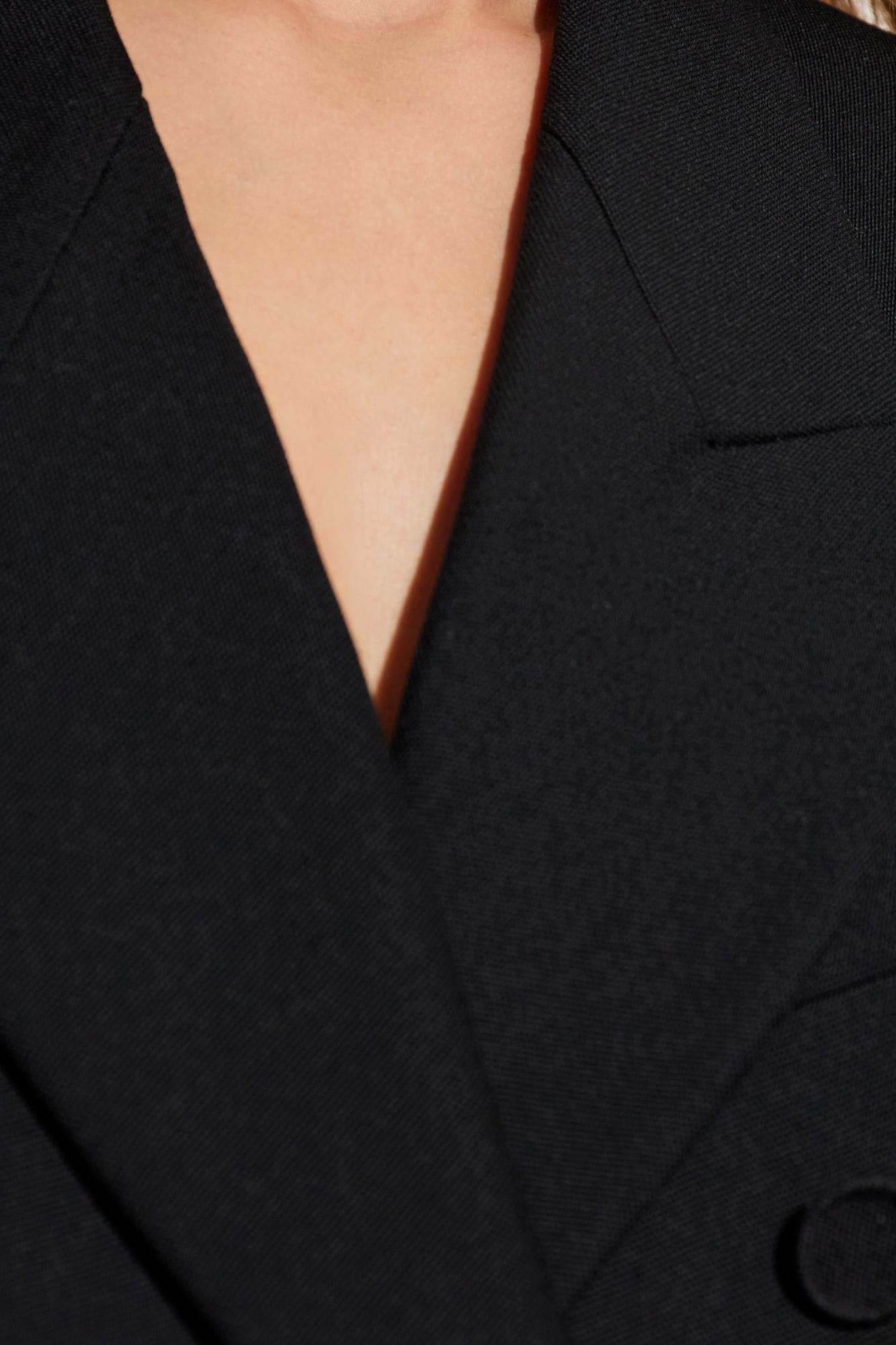 Acne Studios Black Double-breasted Blazer In Black