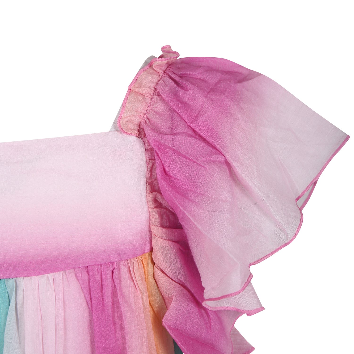 Shop Chloé Multicolor Dress For Girl In Multicolour