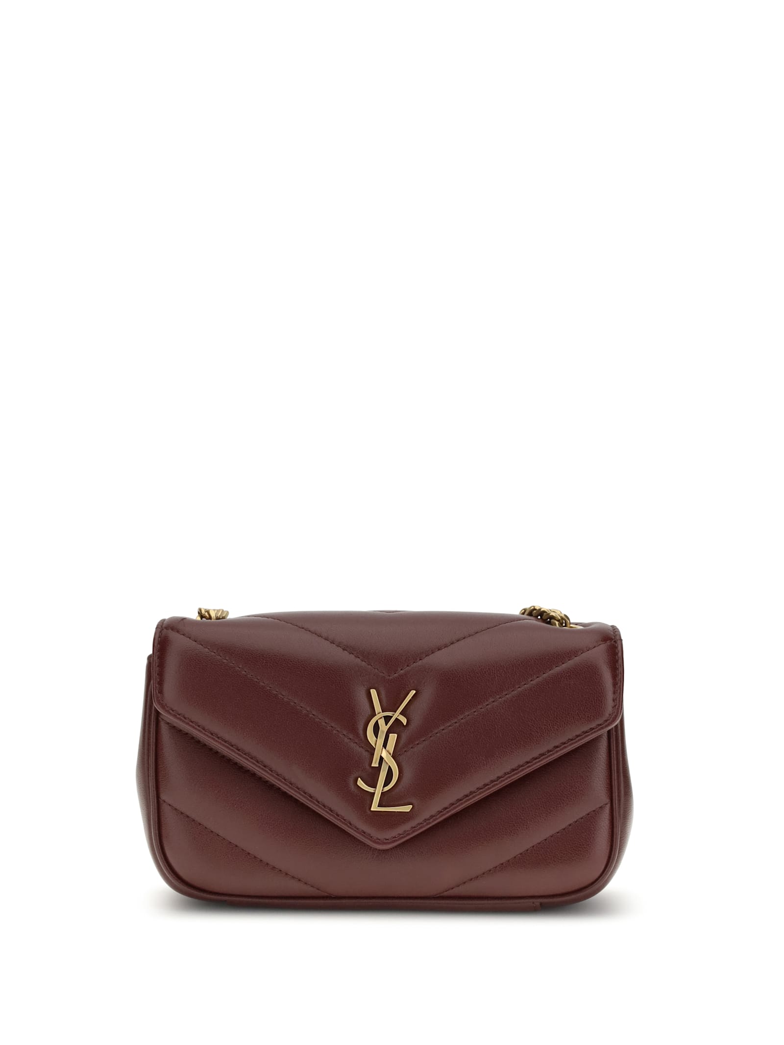 Saint Laurent Mini Lou Lou Quilted Leather Crossbody Bag