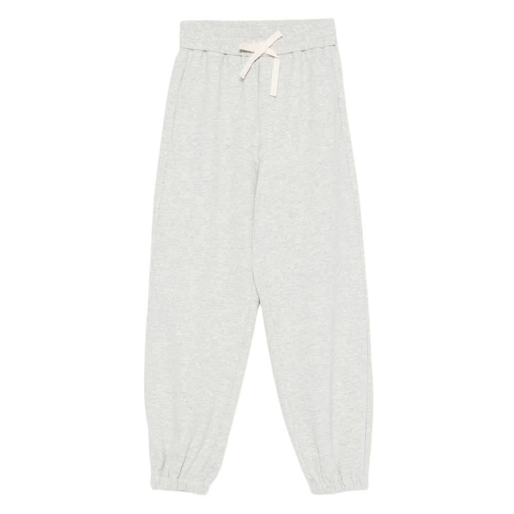 Co Drawstring-waist Pants In Gray