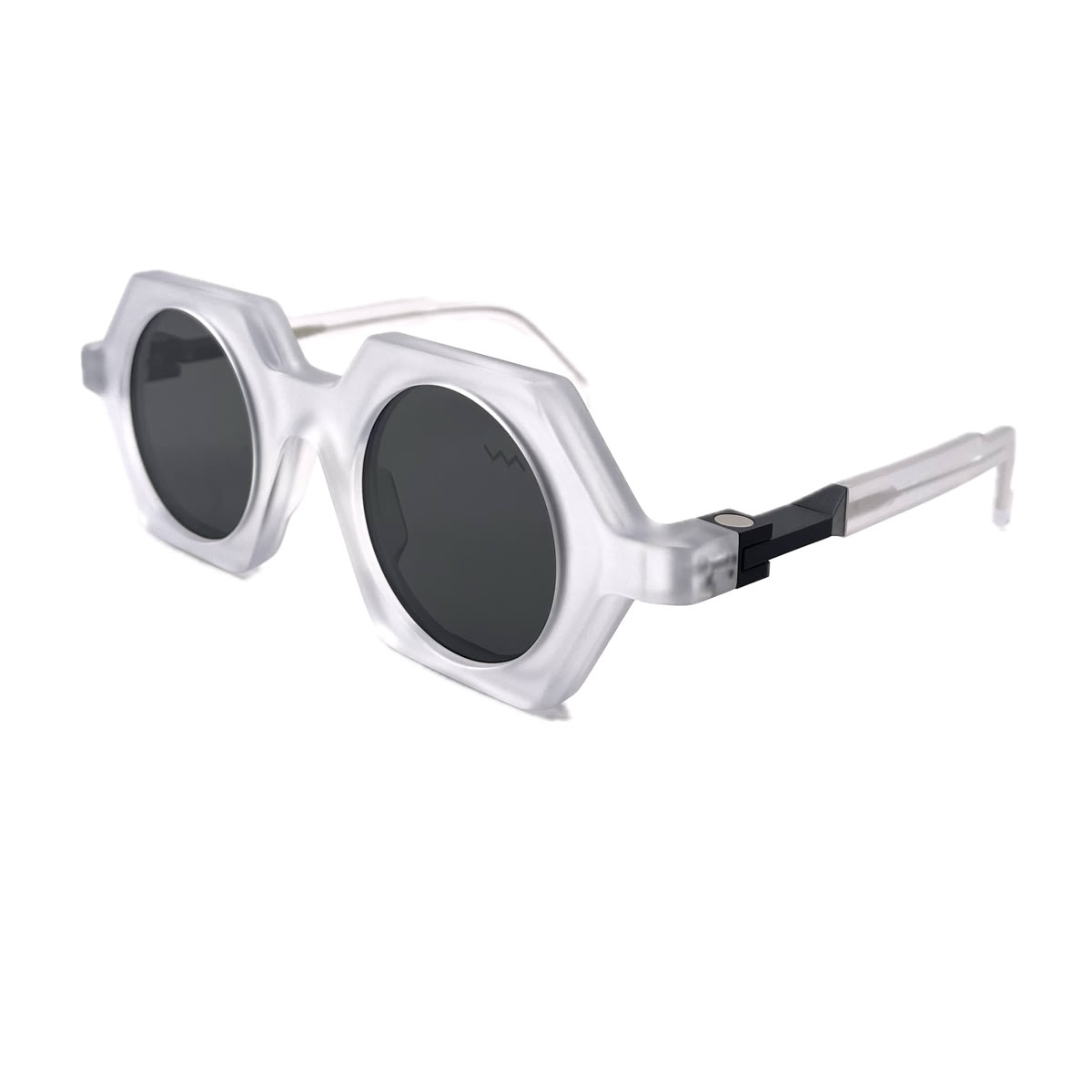 Vava Eyewear Bl0047 Black Label Crystal Matte Sunglasses In White