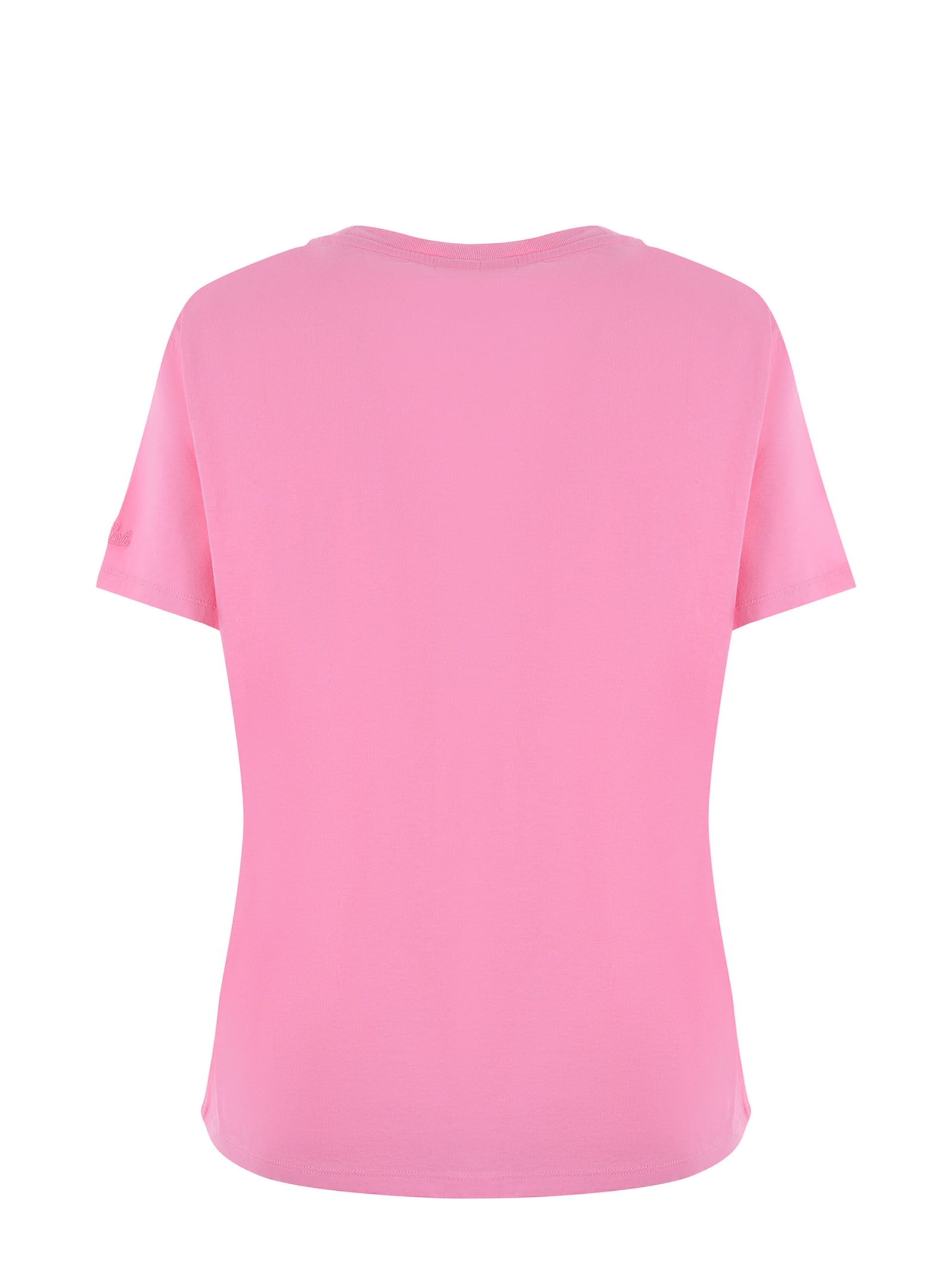 Shop Mc2 Saint Barth T-shirt  In Cotone Disponibile Store Scafati In Rosa