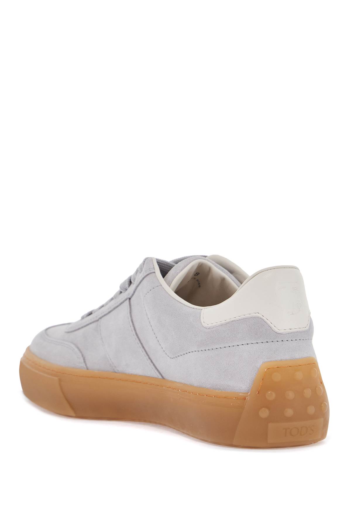Tod's Light Suede Casual Lace Up Shoes For Men In B215+b008 (grey)