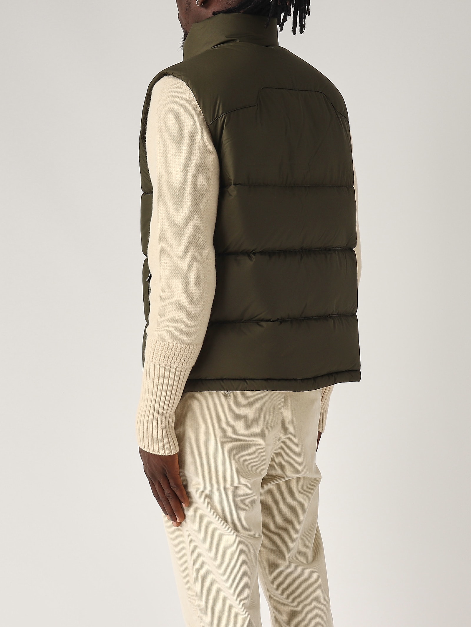 Shop Polo Ralph Lauren Gilet Piuma Danatra Jacket In Militare