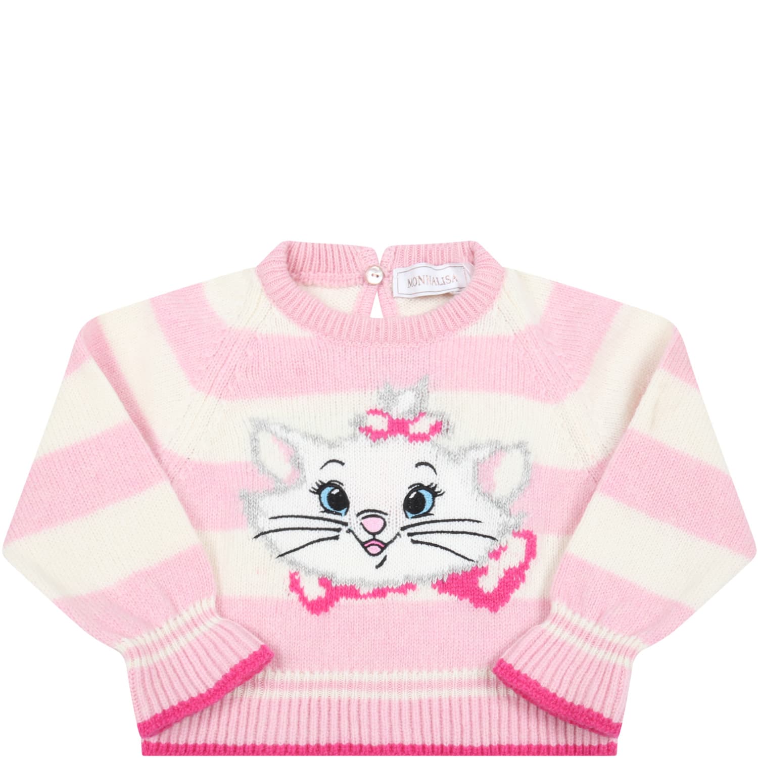 Monnalisa Multicolor Sweater For Baby Girl