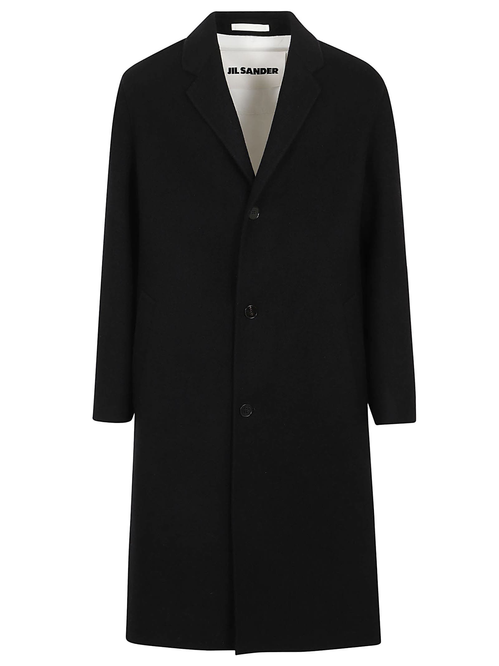 Shop Jil Sander W Sport Coat 01 Db In Black