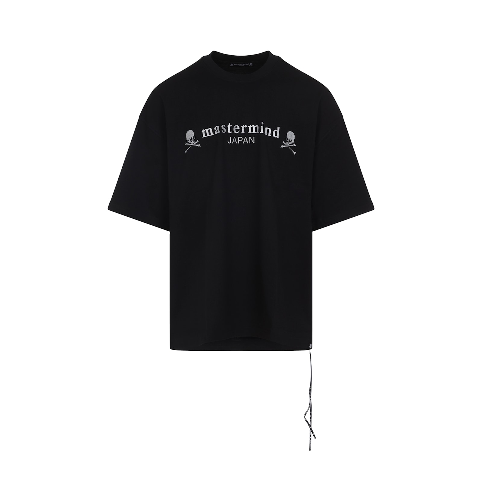 Mastermind Japan Skull-print Drawstring T-shirt In Black