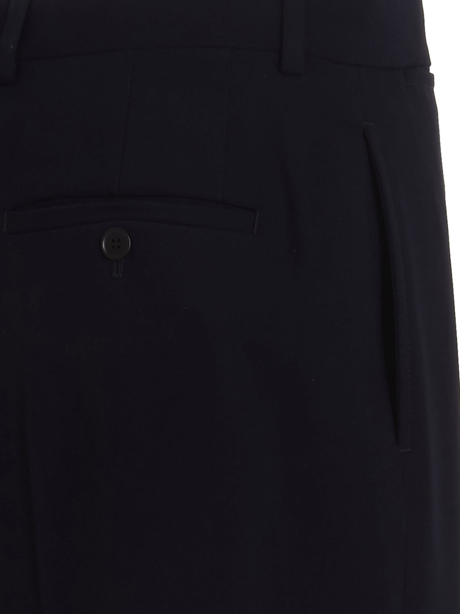 Balenciaga Oversized Tailored Trousers In Blue