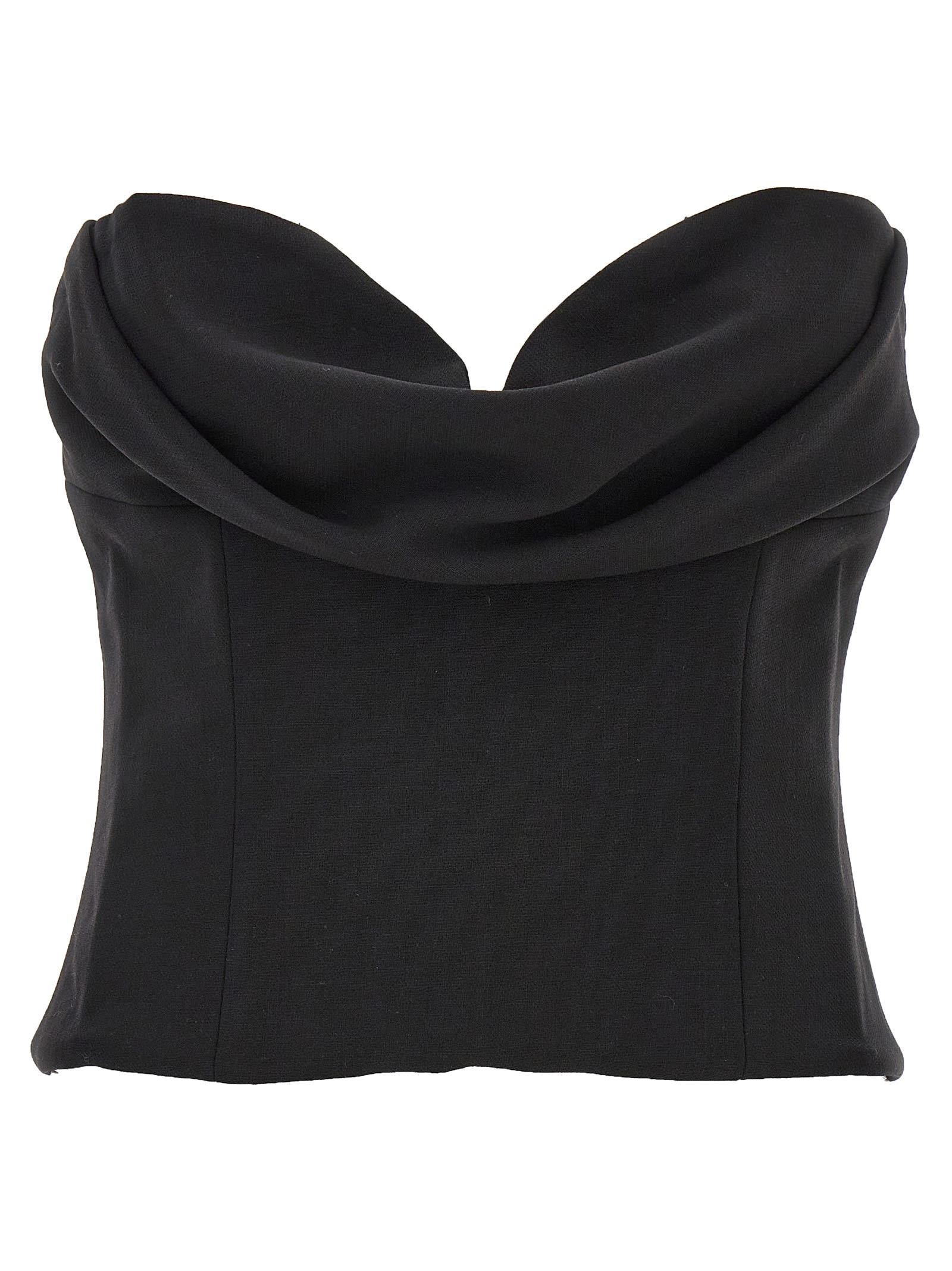 Shop Magda Butrym 01 Top In Black