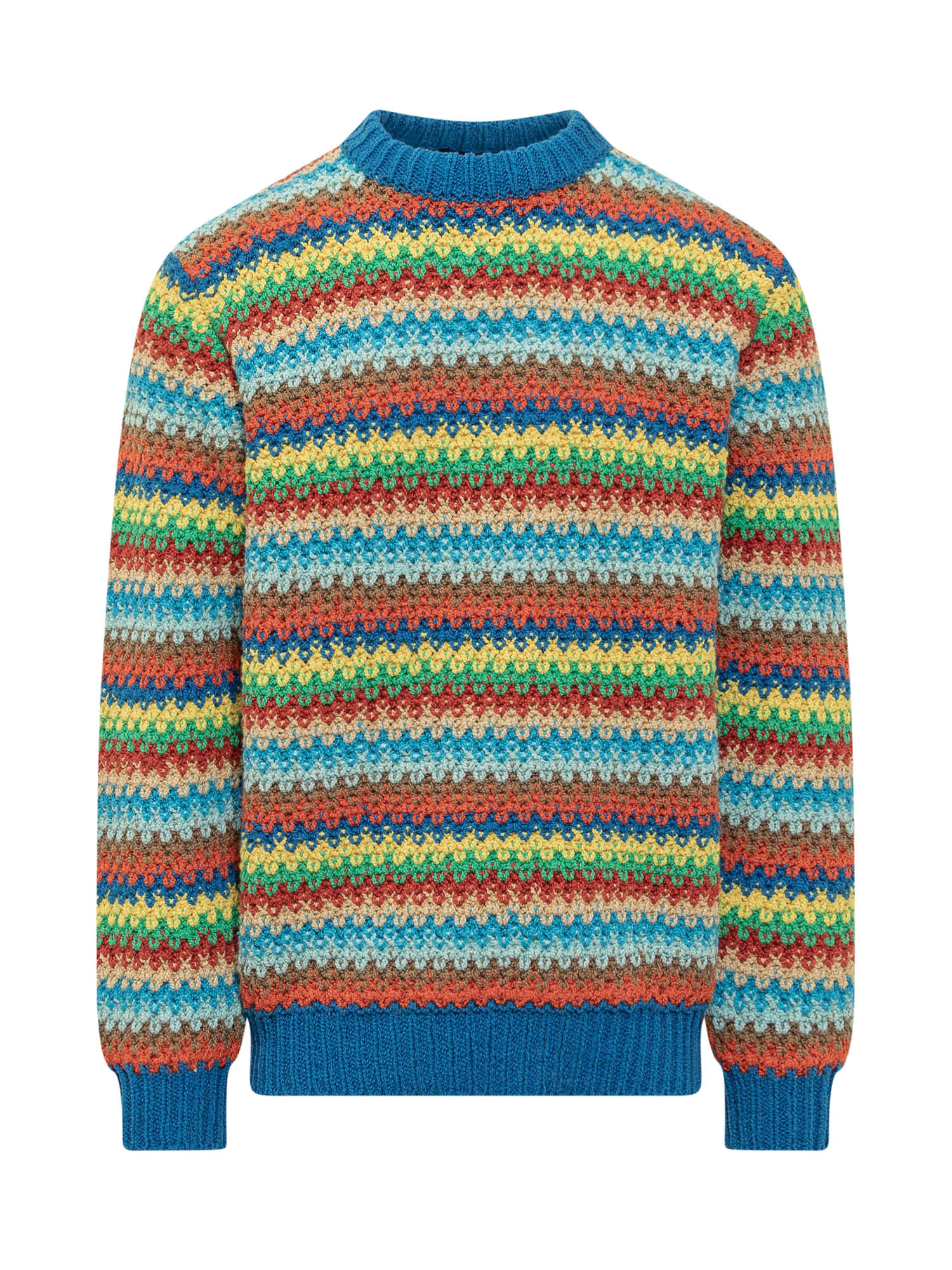 Shop Alanui Crewneck Sweater In Multicolor