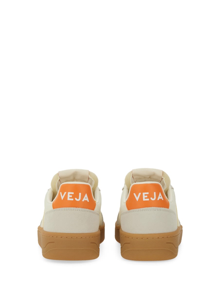 Veja Sneaker V82 Natural V Beig Talon Naranja In White