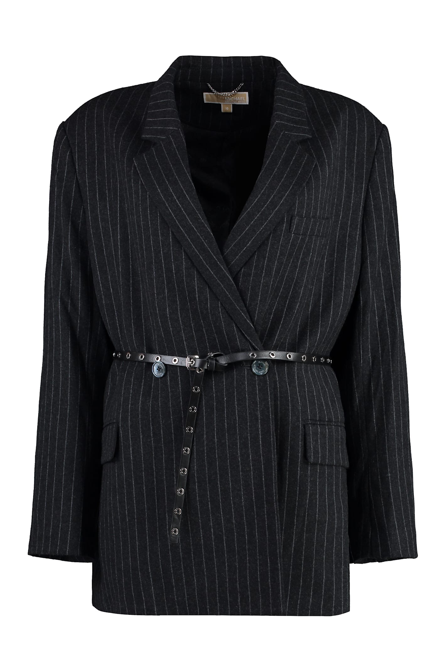 Pinstripe Double Breasted Blazer