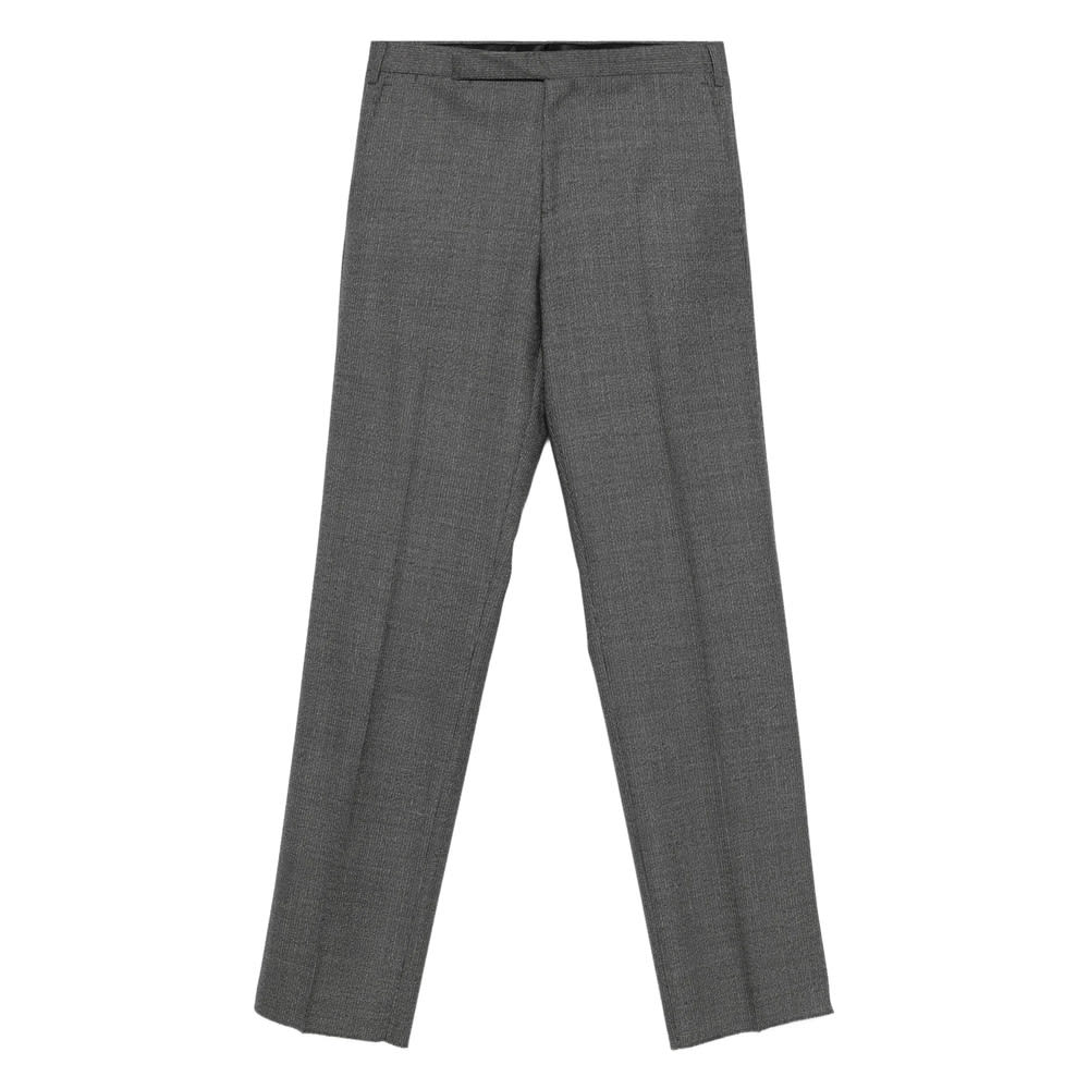 Lardini Pressed-crease Trousers In Gray