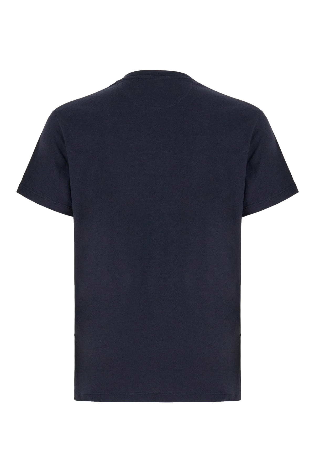 Shop Valentino Midnight Blue Cotton T-shirt In Navy