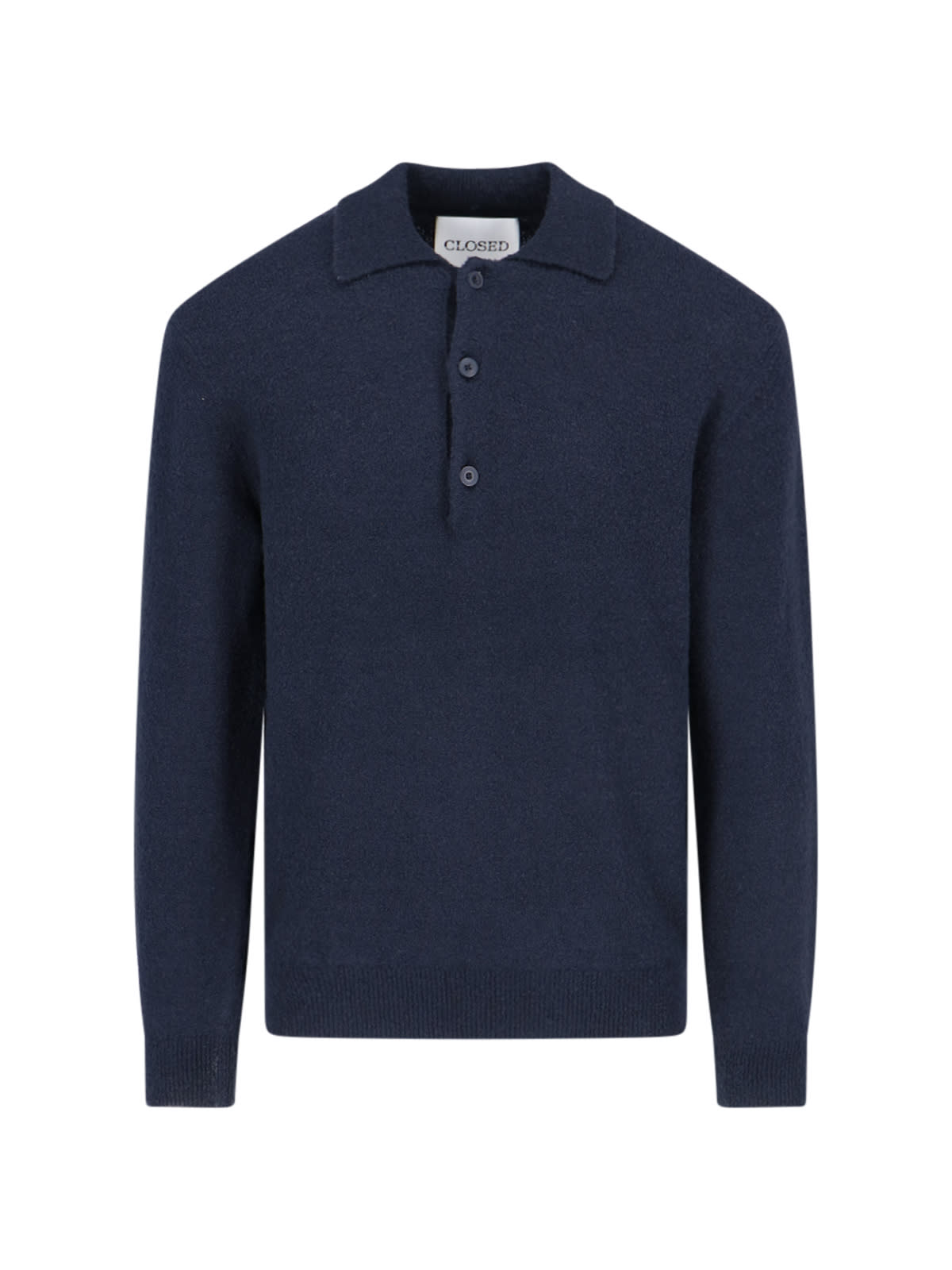 Shop Closed Polo Sweater In Blue