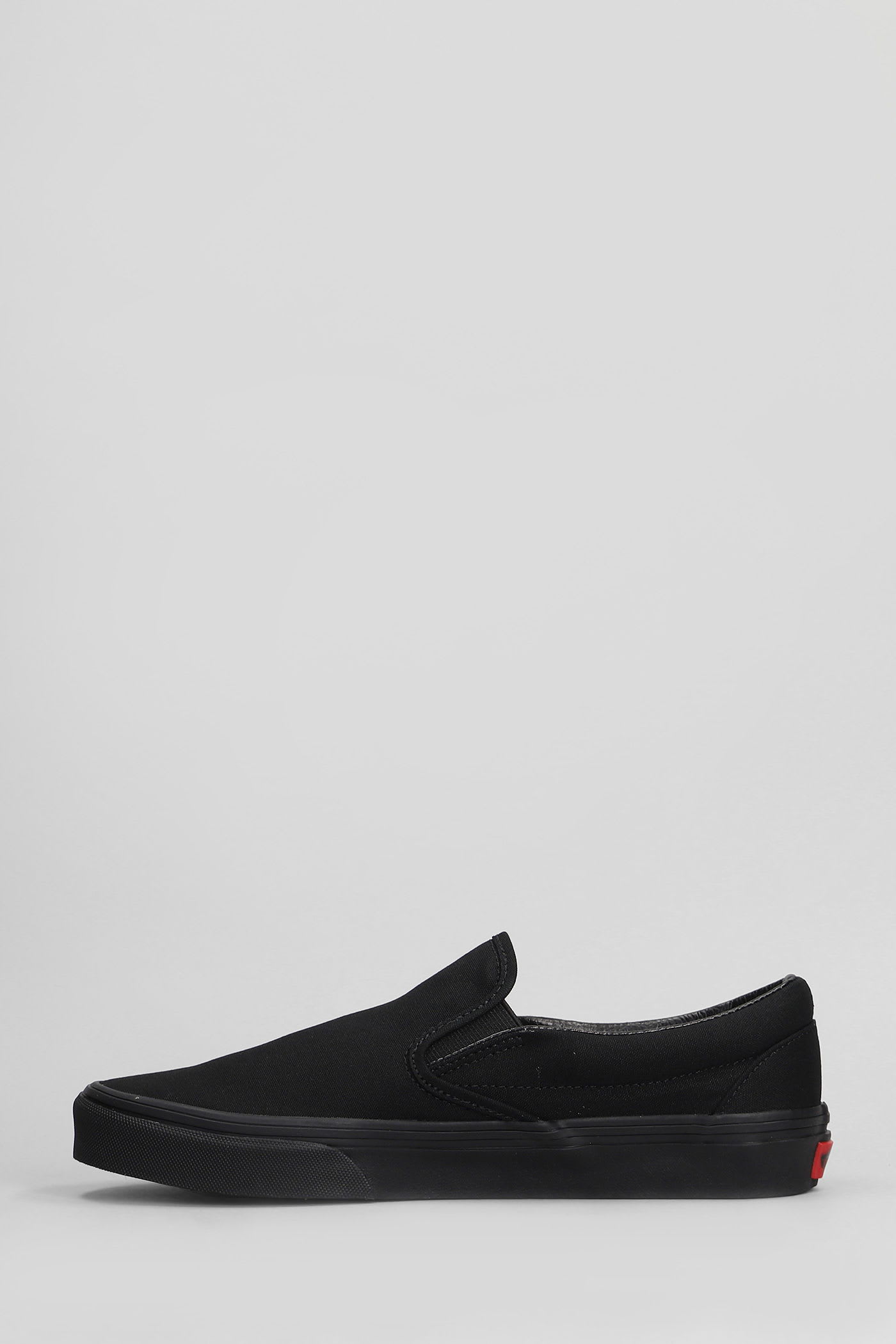 Vans Ua Classic Slip-on Sneakers In Black Fabric In Black