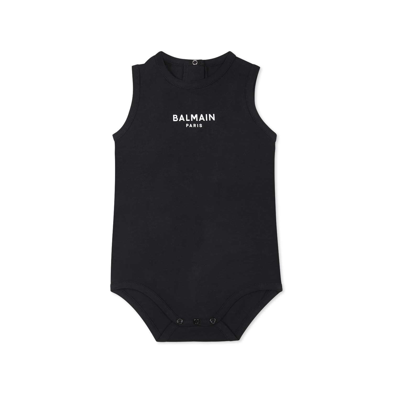 Balmain Multicolor Bodysuit Set For Babykids With Logo In Multicolor