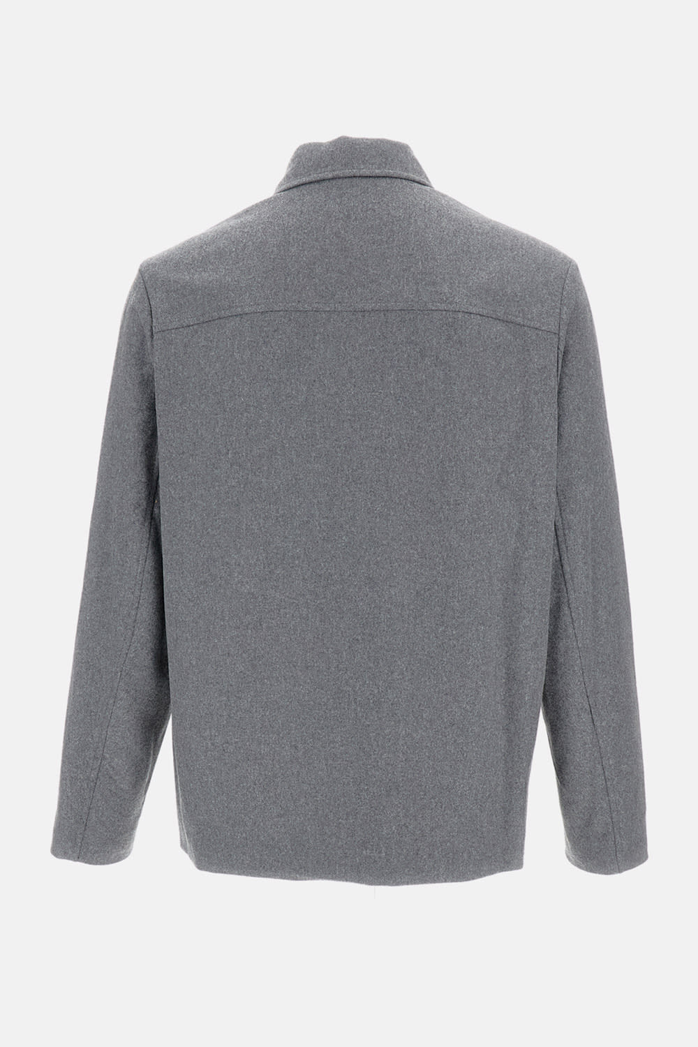 Apc Wool Blend Shirt In Gray