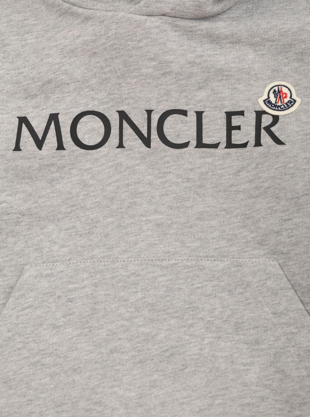 Moncler Boys Grey Kids Brand-print Relaxed-fit Cotton-jersey Hoody 8-14 Years 14 In Grey