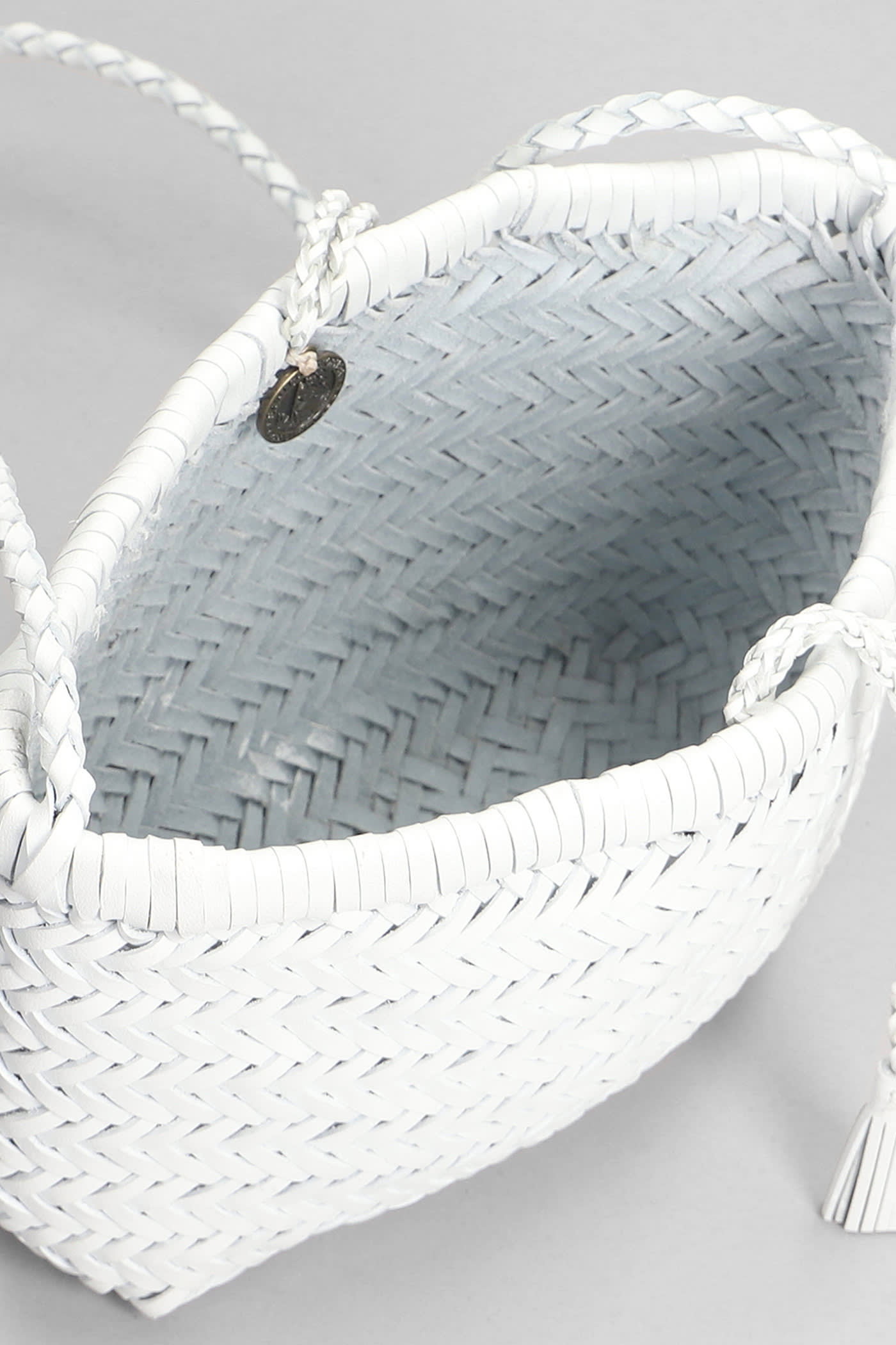 Shop Dragon Diffusion Minsu Shoulder Bag In White Leather