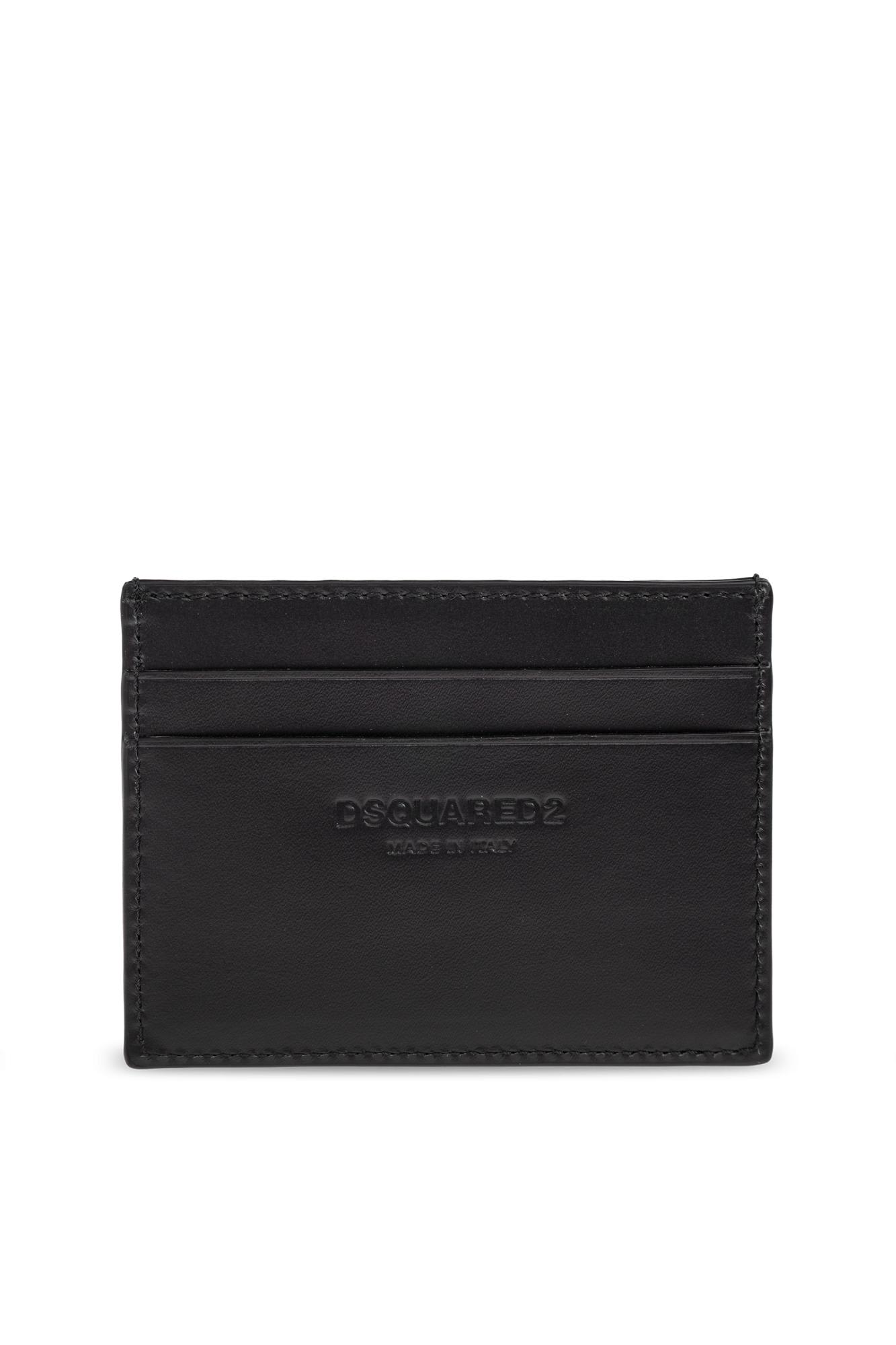 Dsquared2 Compact Design Keyring Attachment In Black