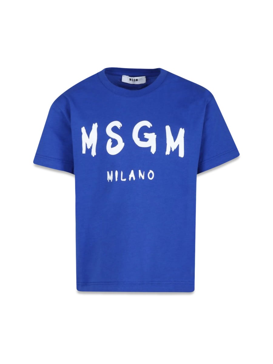 MSGM UNISEX JERSEY T-SHIRT 