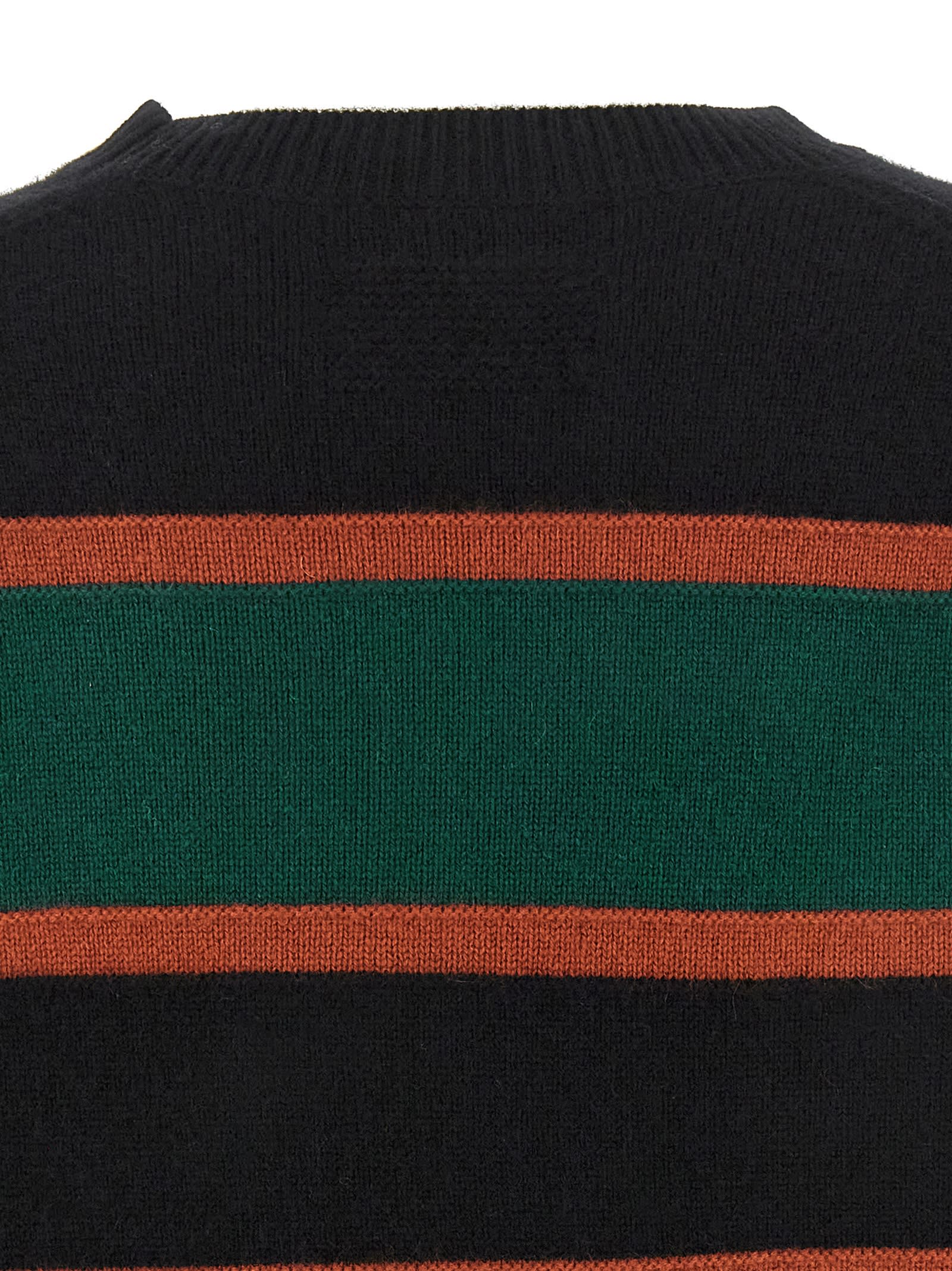 Guest In Residence Stripe Crew Sweater In Multi