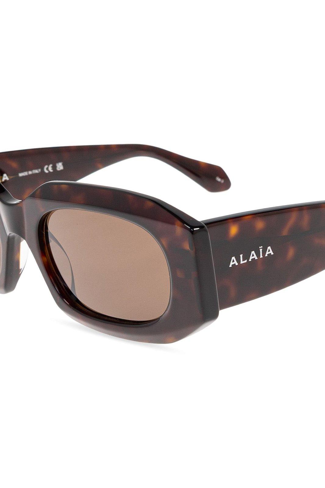 Alaïa Rectangle Frame Sunglasses