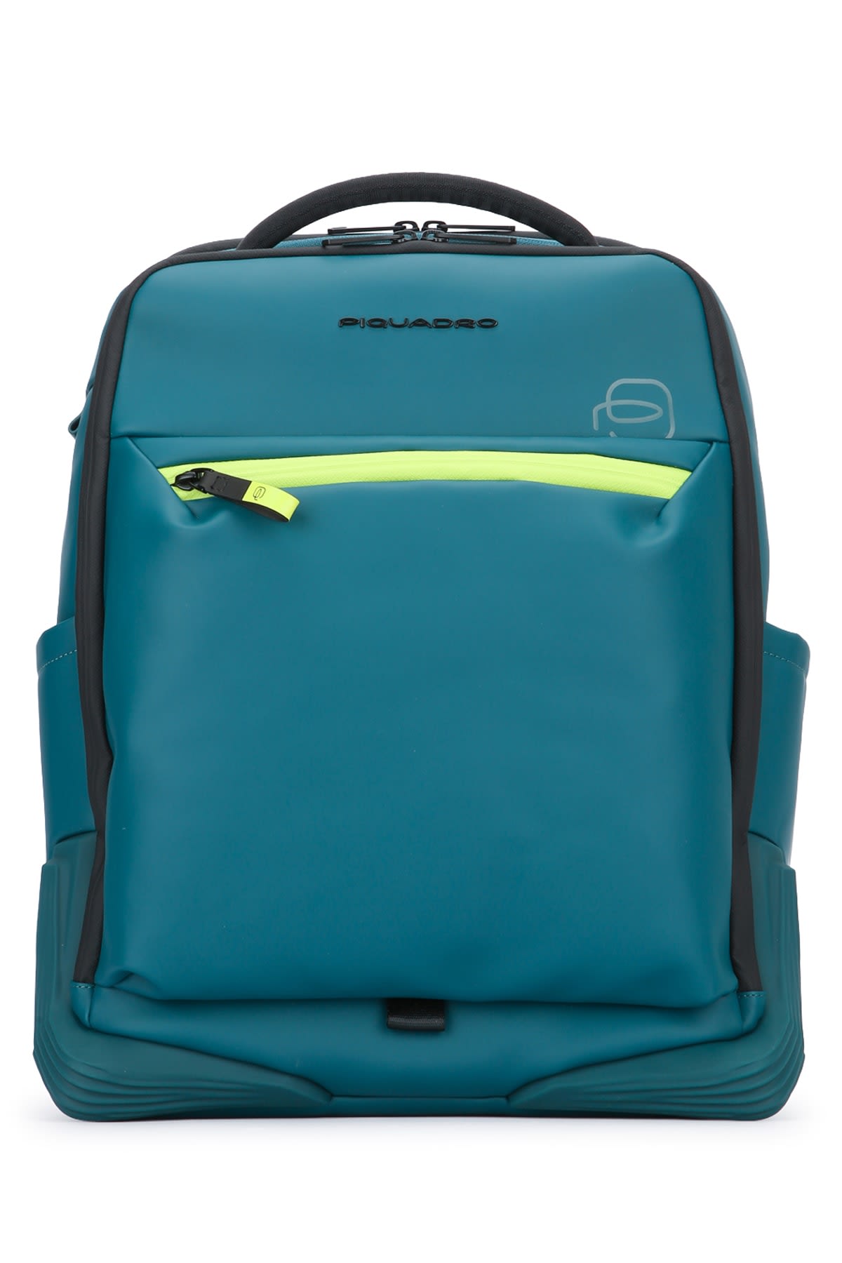 Piquadro Zipped Backpack In Blue