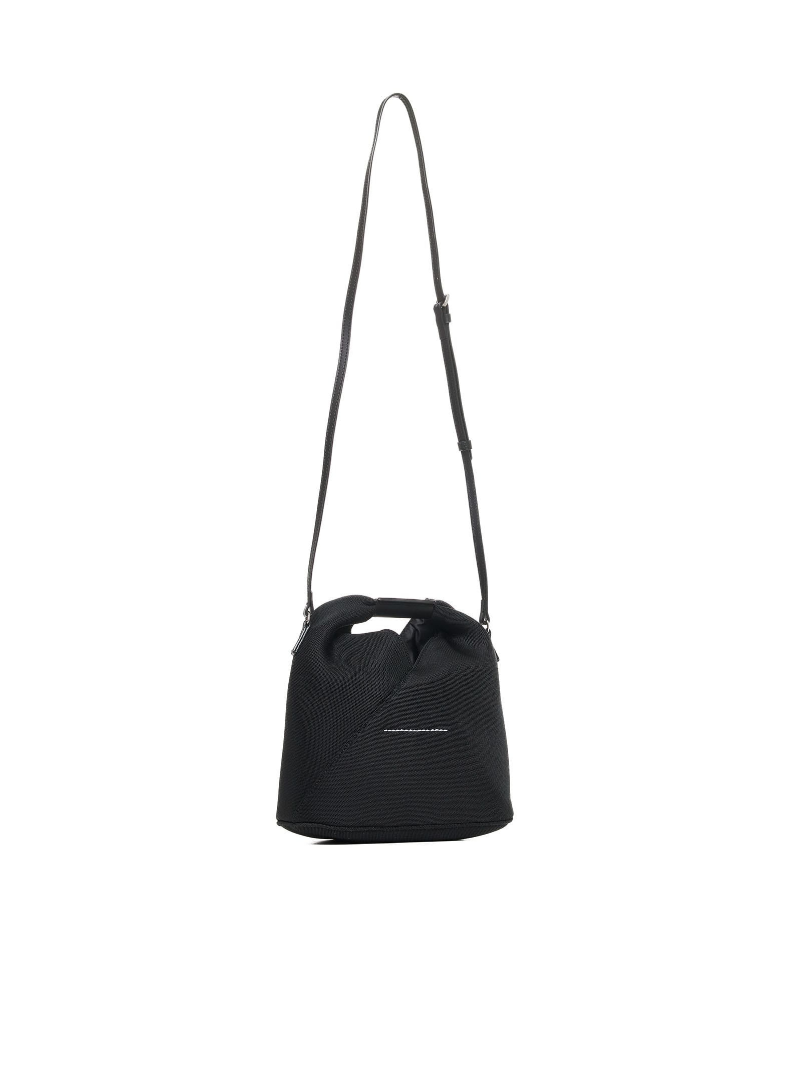 Shop Mm6 Maison Margiela Tote In Nero