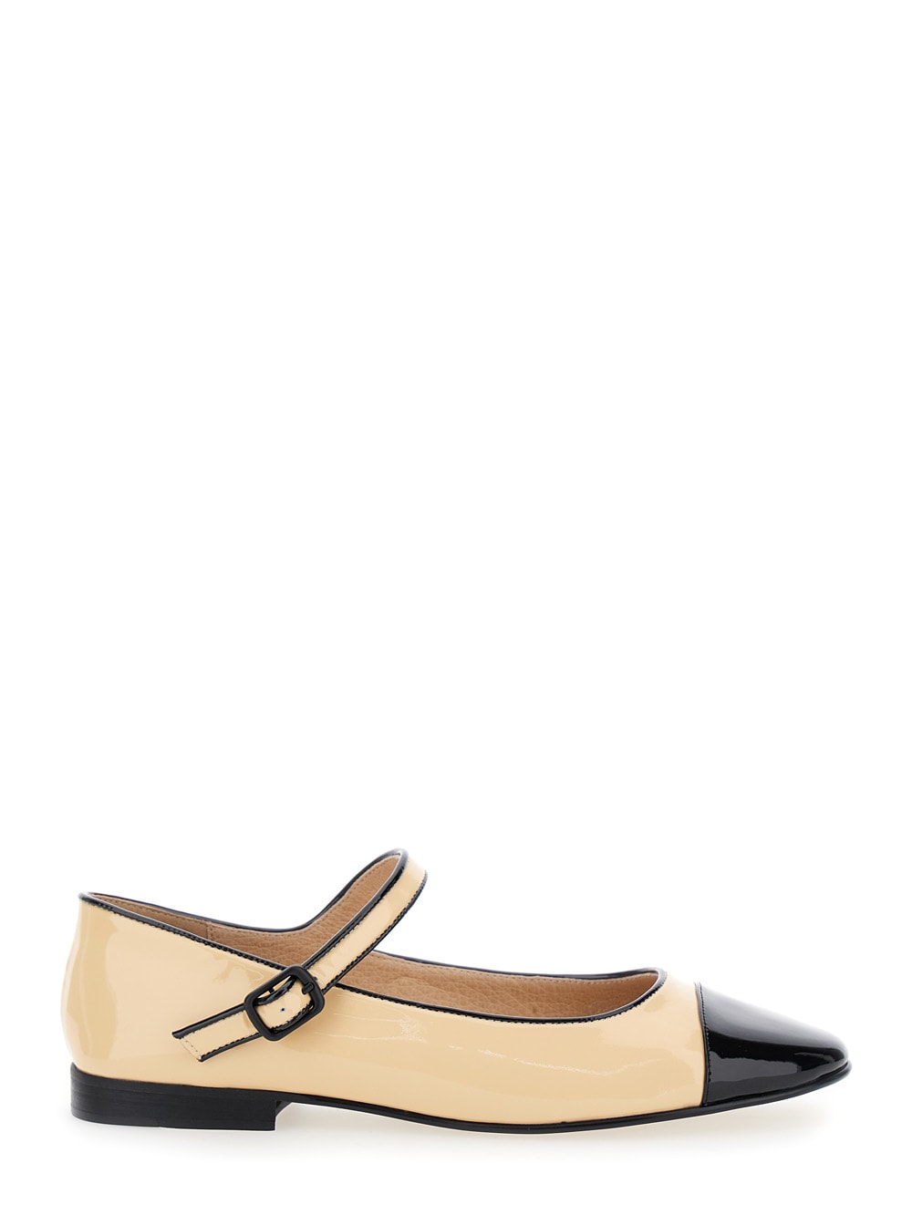 Shop Jeffrey Campbell Curvet Patent In Beige