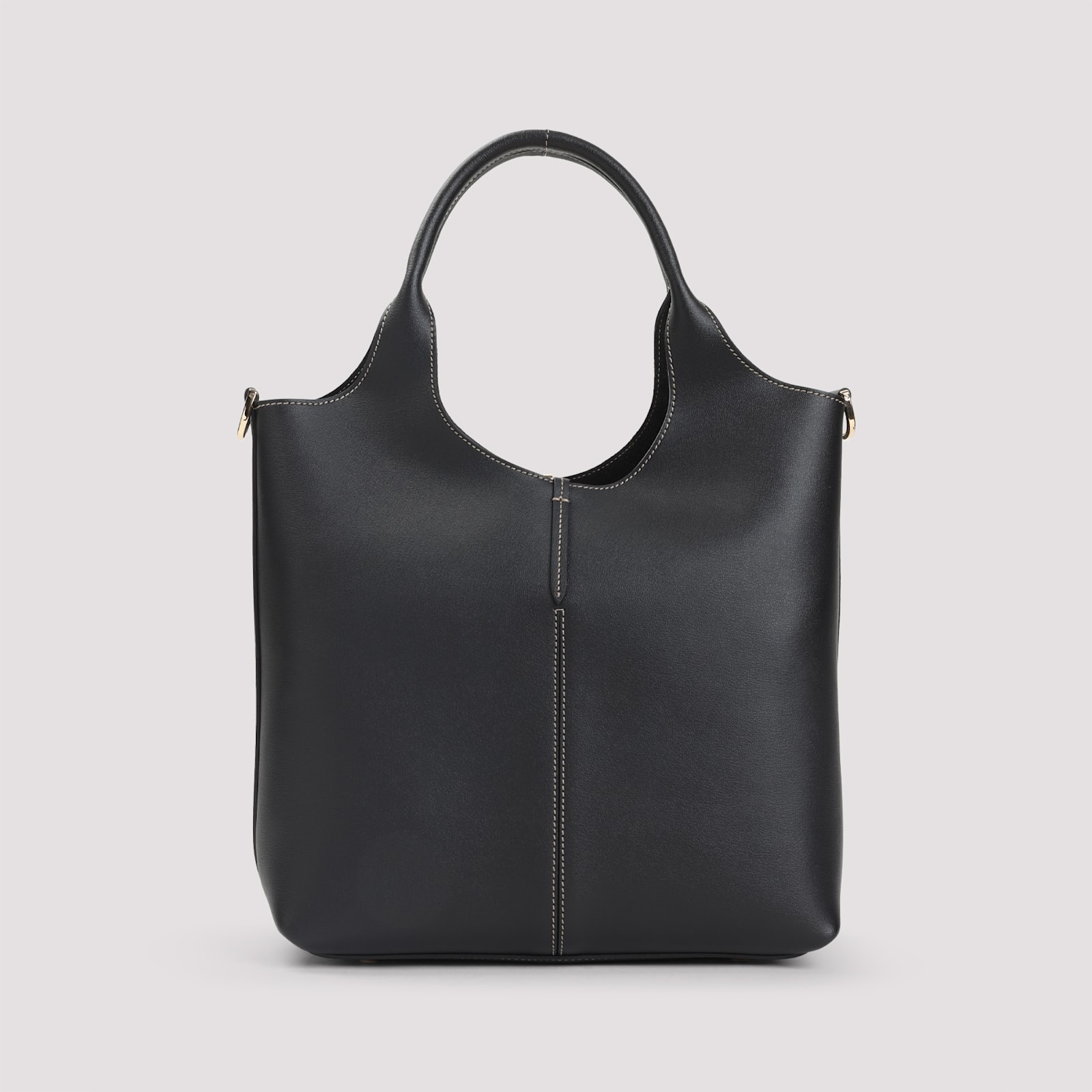 Tod's Ebr Double Handles Little Bag In Black