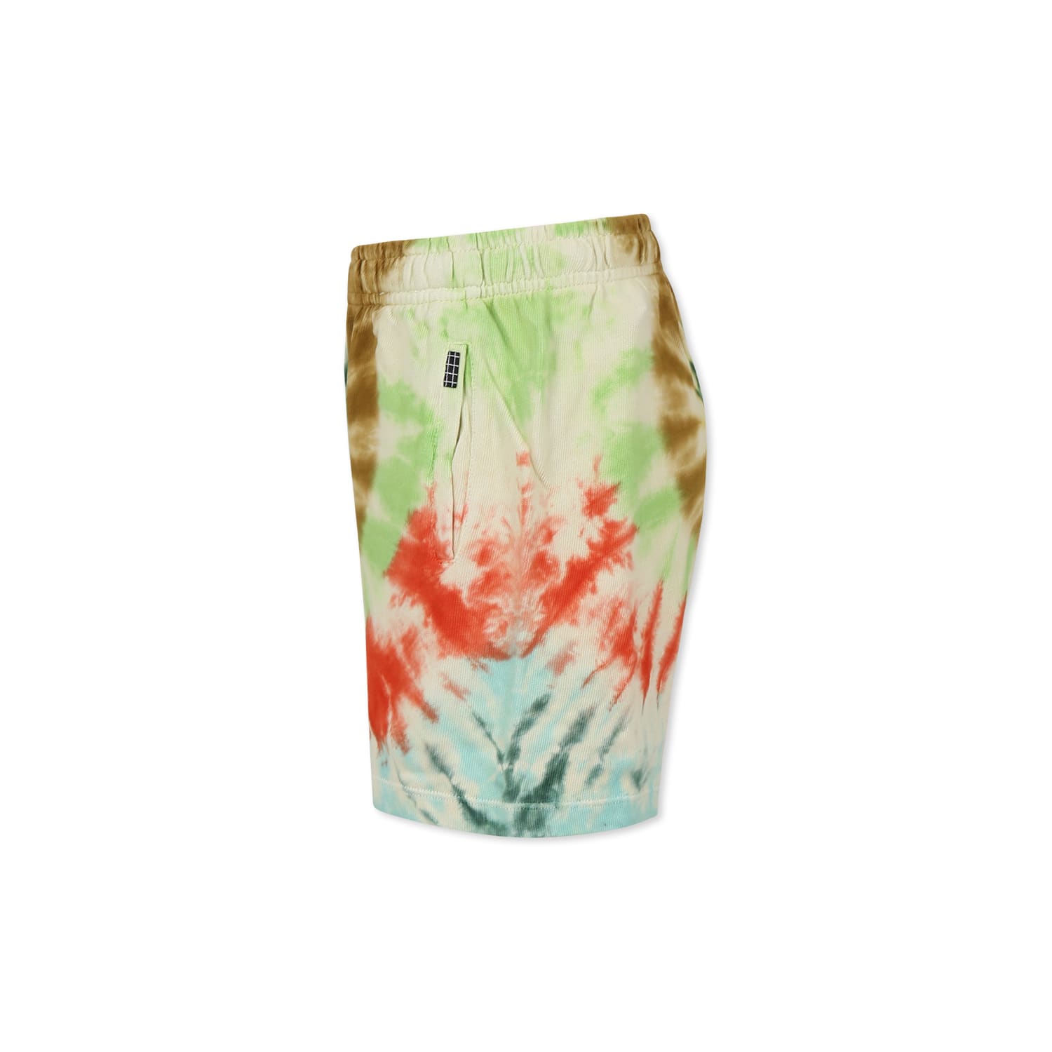 Molo Multicolor Shorts For Kids With Ti Dye Print In Multicolor