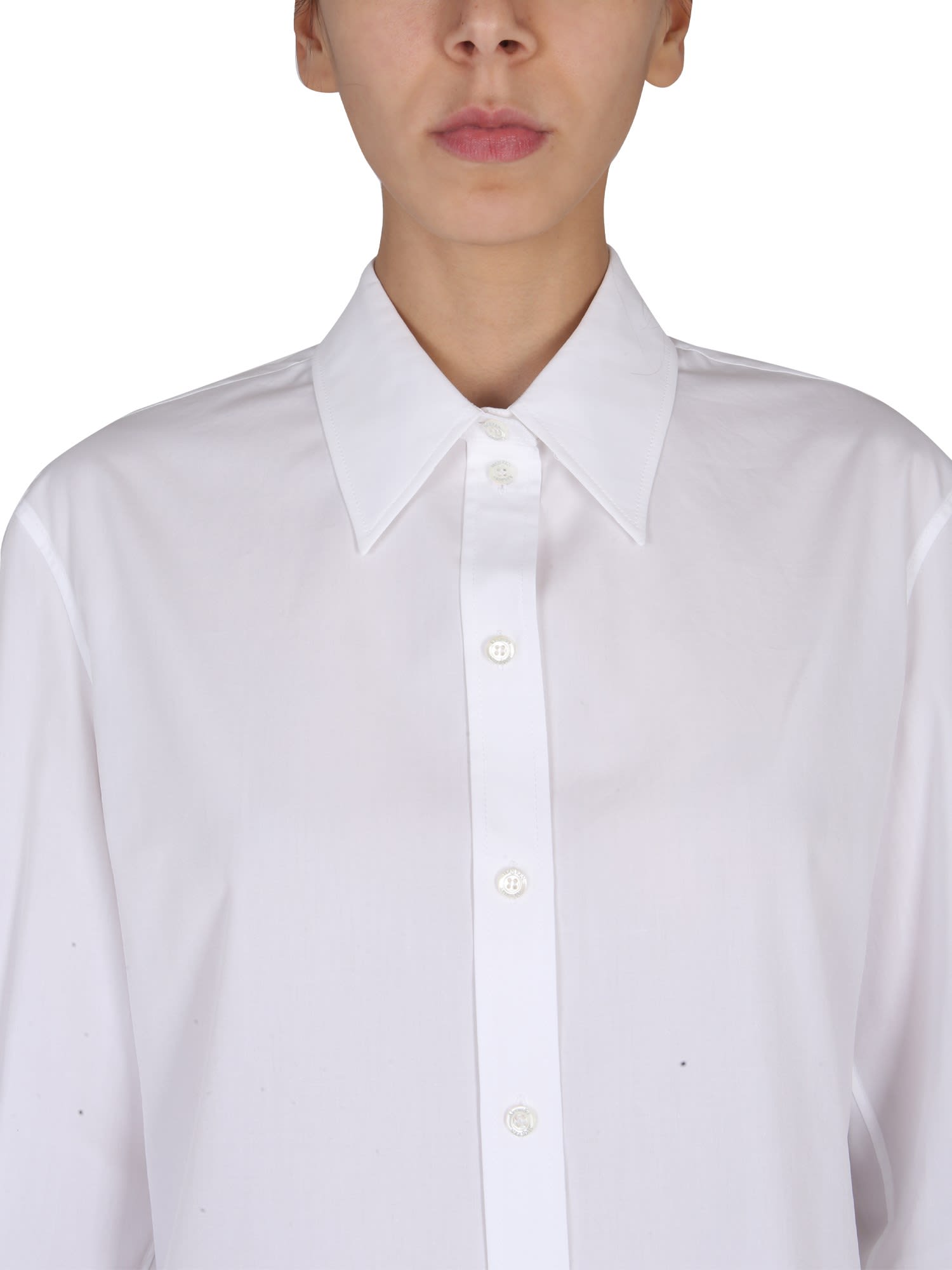 Alexander Mcqueen Mcqueen Tuxedo Shirt In White