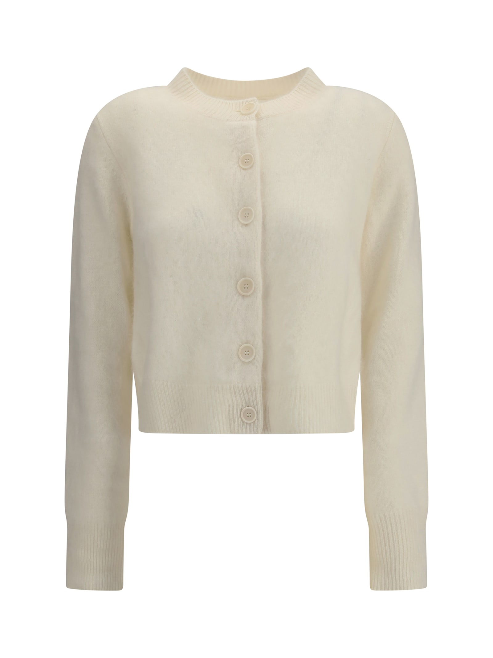 Lisa Yang Azalea Button-front Cashmere Cardigan In White