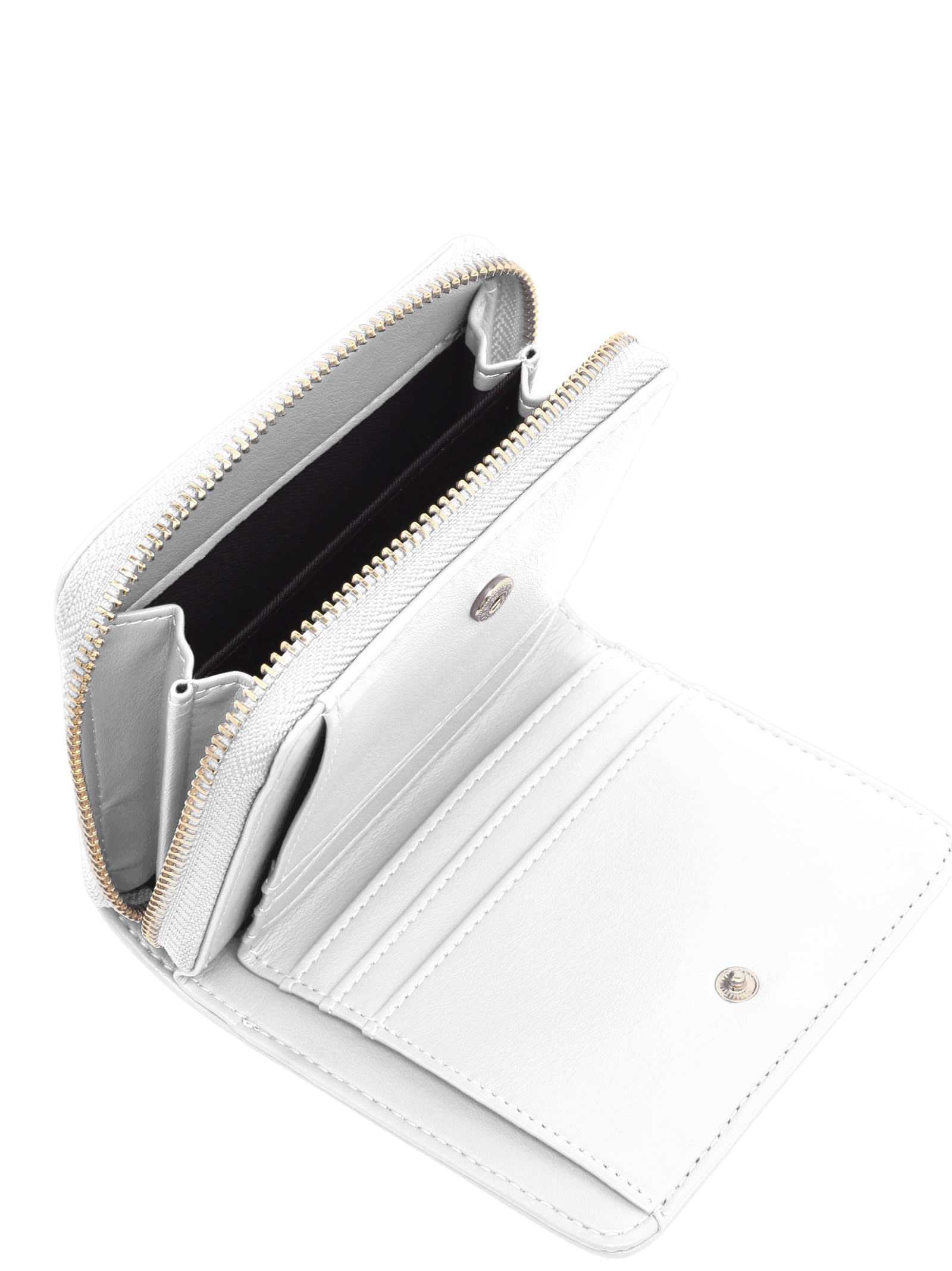 Just Cavalli White Wallet In White
