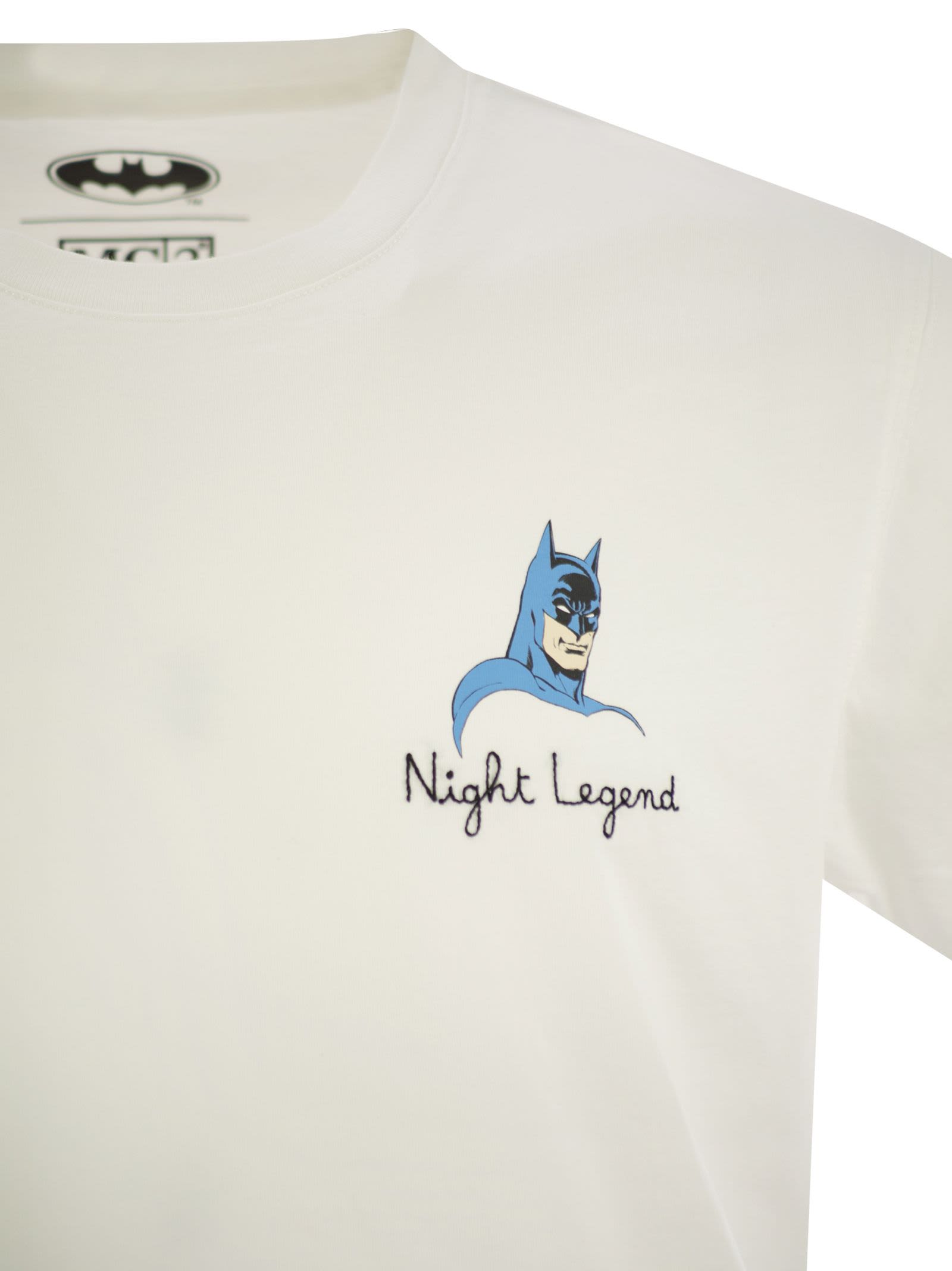 MC2 SAINT BARTH T-SHIRT WITH CHEST PRINT