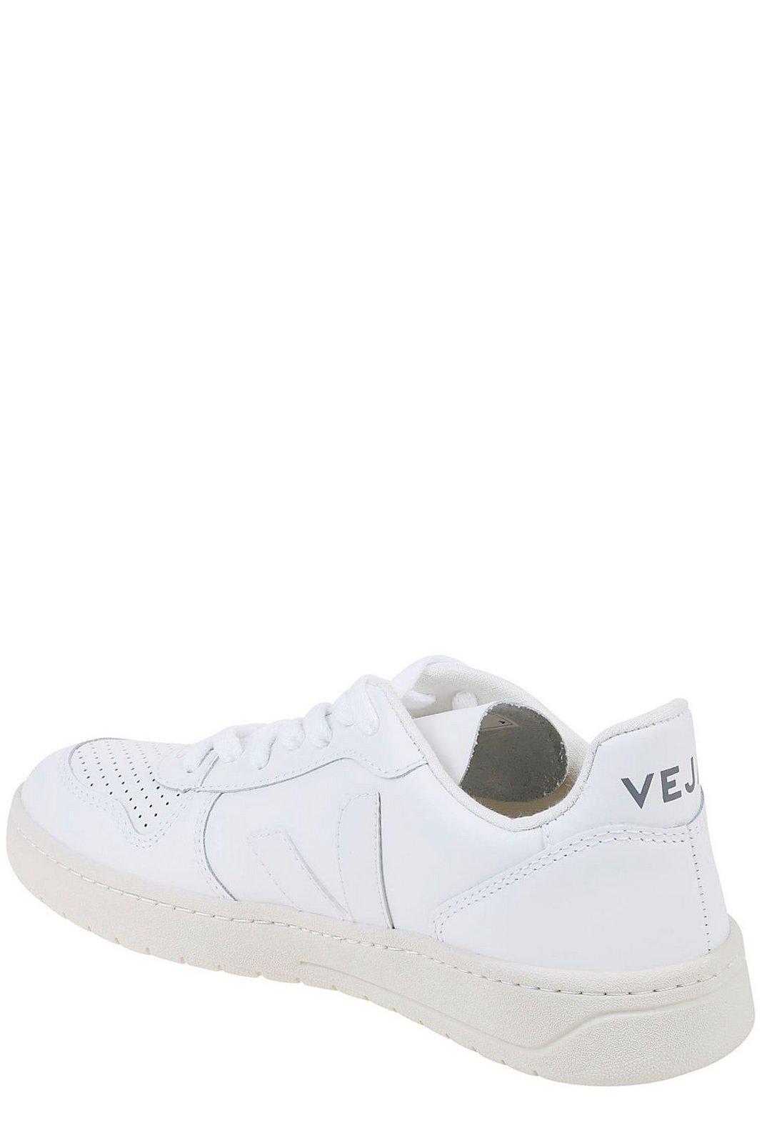 VEJA V-10 LACE-UP SNEAKERS 