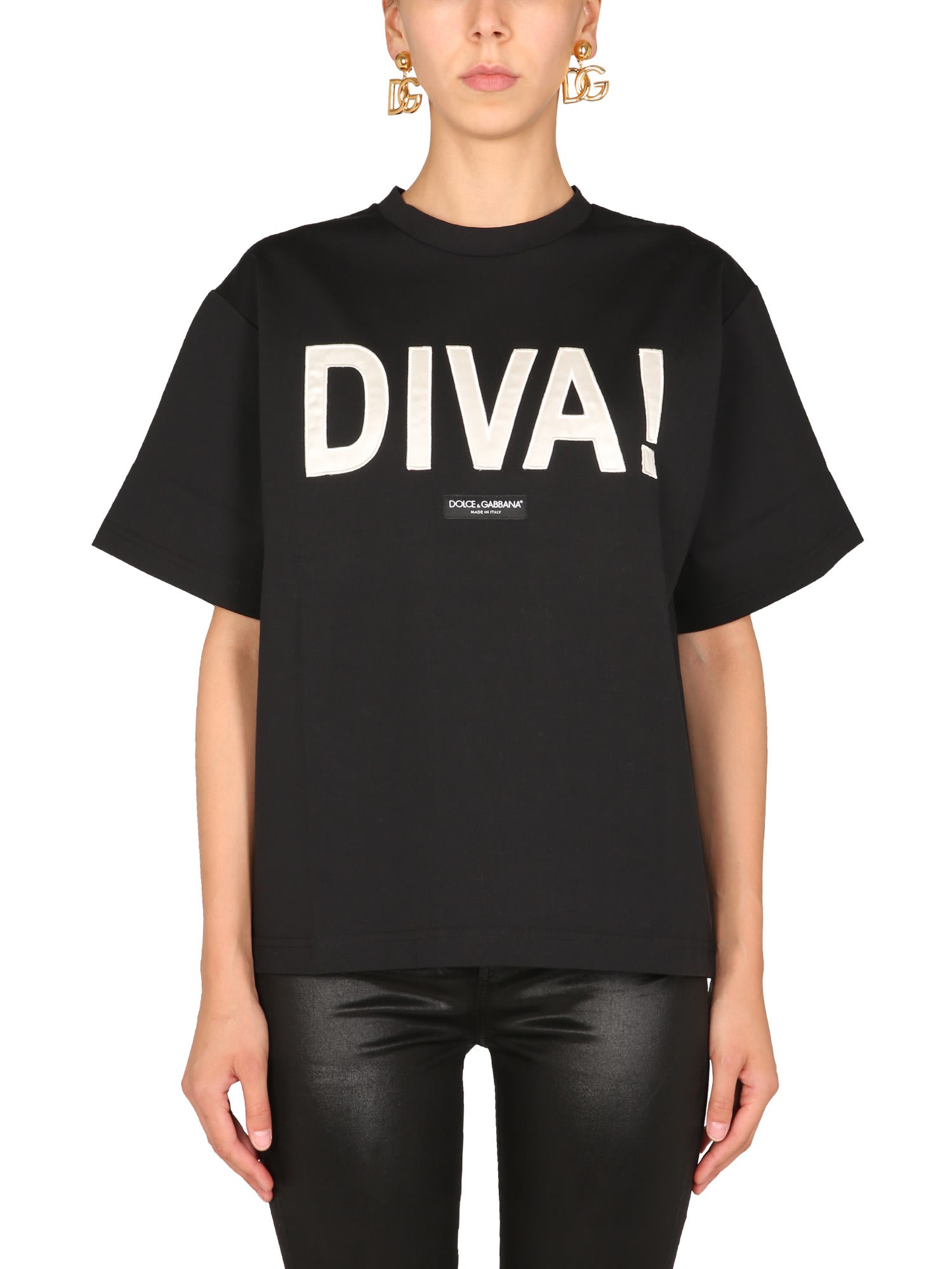 Dolce & Gabbana T-shirt With Logo Patch