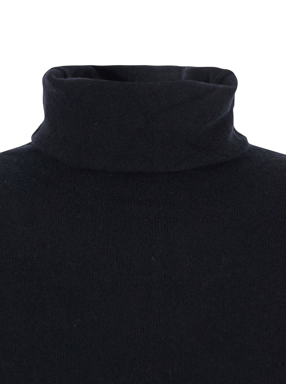 Lisa Yang Alina Blackturtleneck Midi Dress In Cashmere Woman In Black