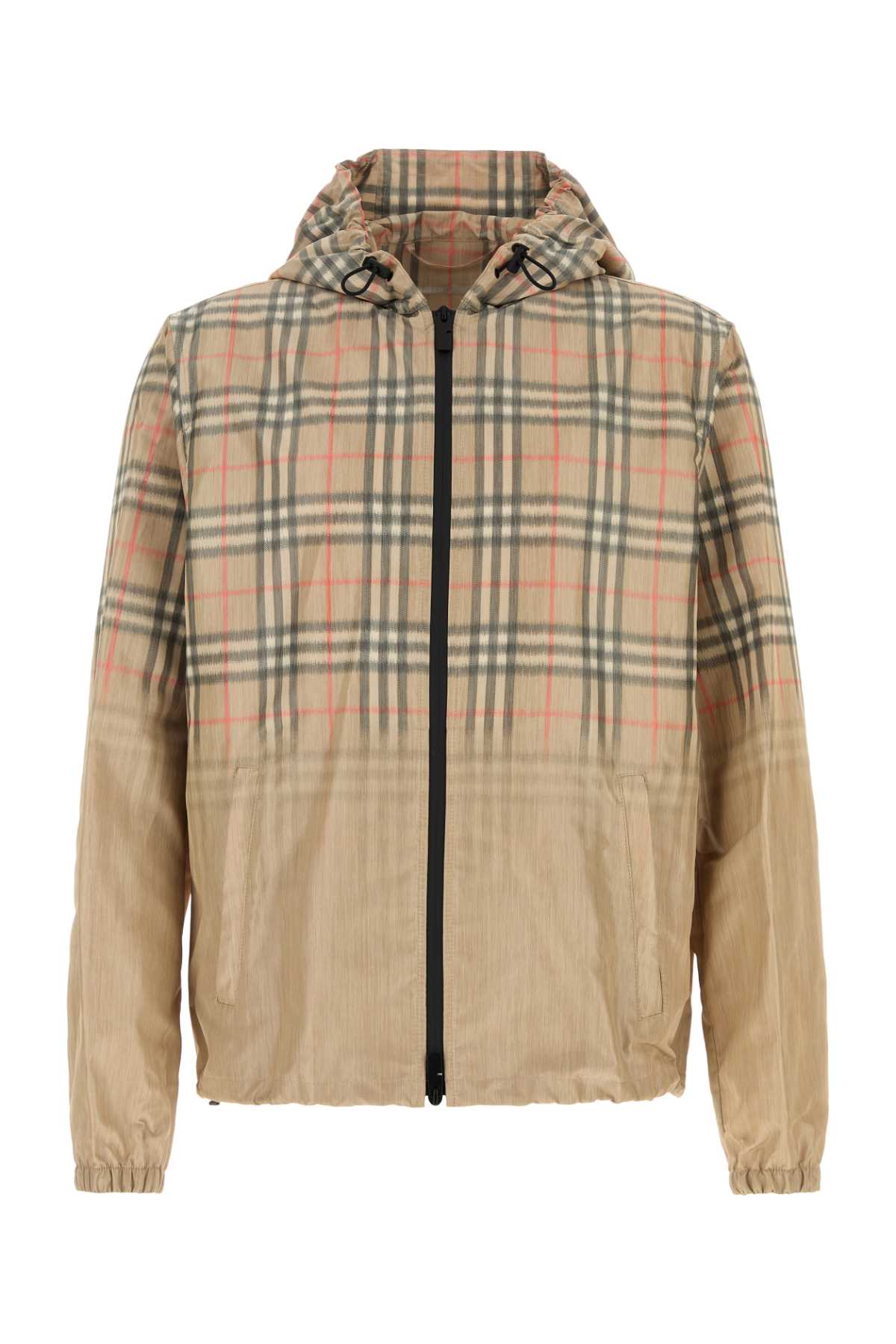 Burberry Printed Viscose Blend Bomber Jacket In Brown