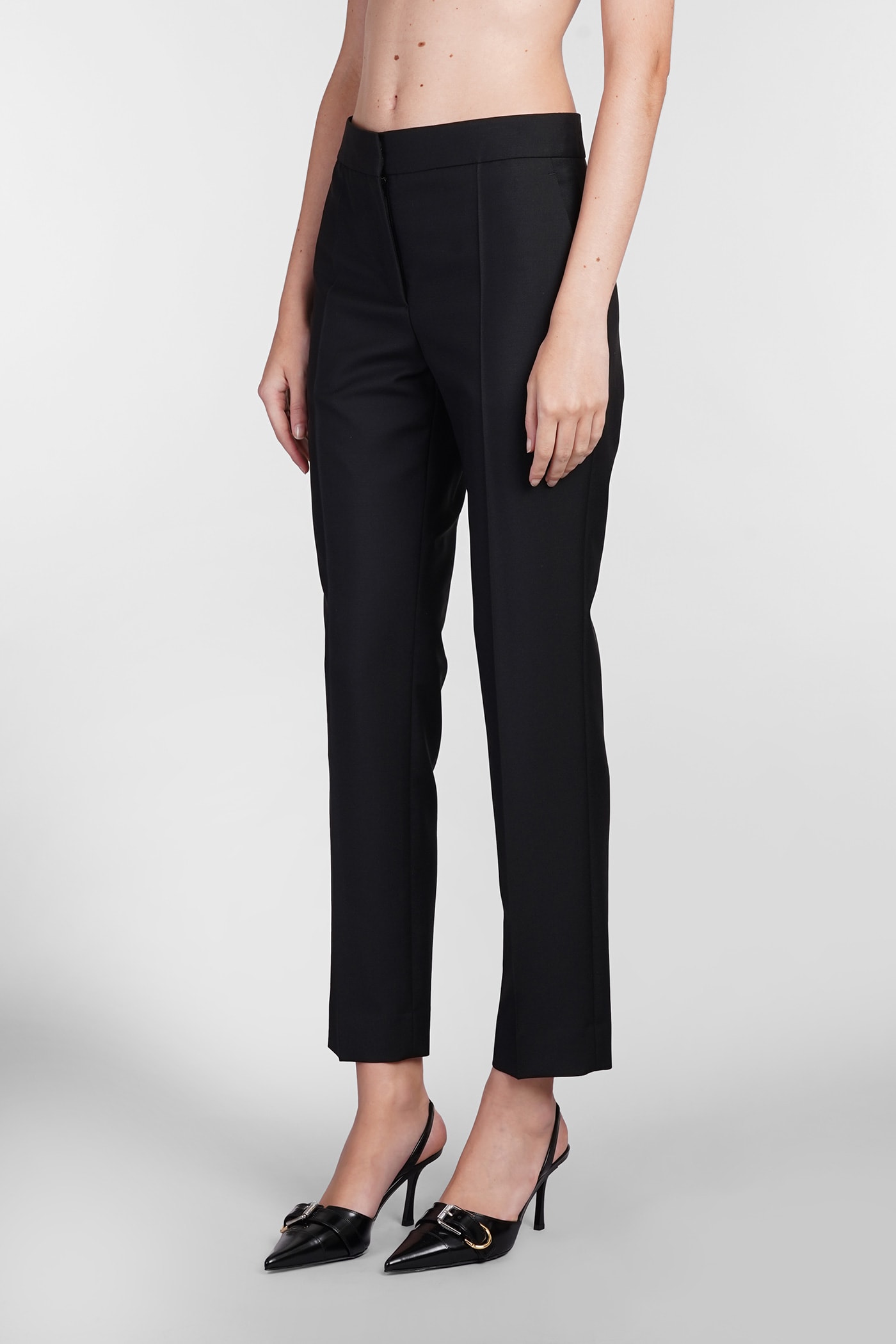 Shop Givenchy Pants In Black Wool