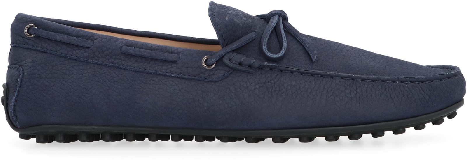 Shop Tod's Suede Loafers In Blue