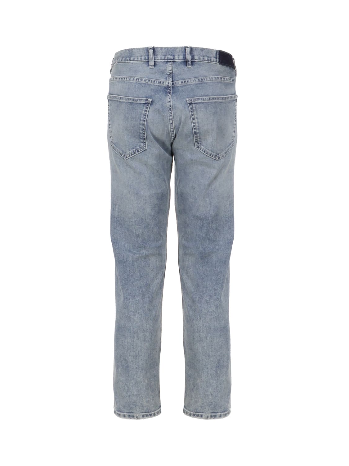 Shop Eleventy Mid-rise Tapered Jeans In Blue