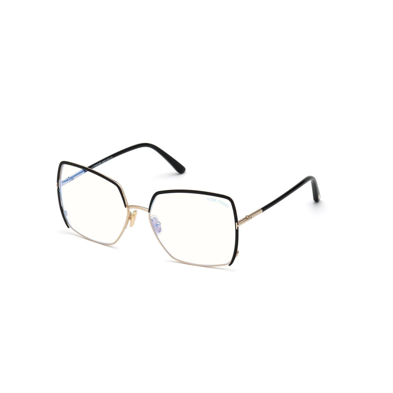 Shop Tom Ford Butterfly Frame Glasses In 001